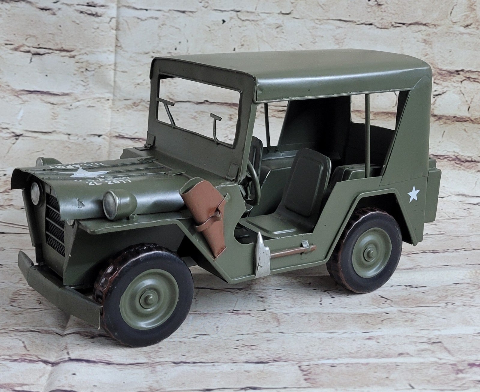 Old Modern Handicrafts 1940 Willys Quad Overland Jeep Model Car Metal