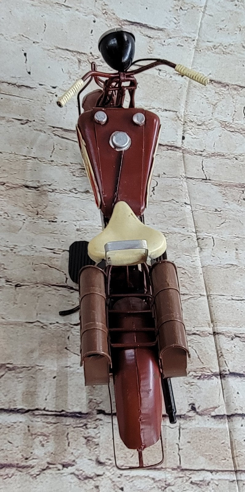 Antique Style 100% Handmade Metal Motorcycle Model Welding Craft Decorative DEAL