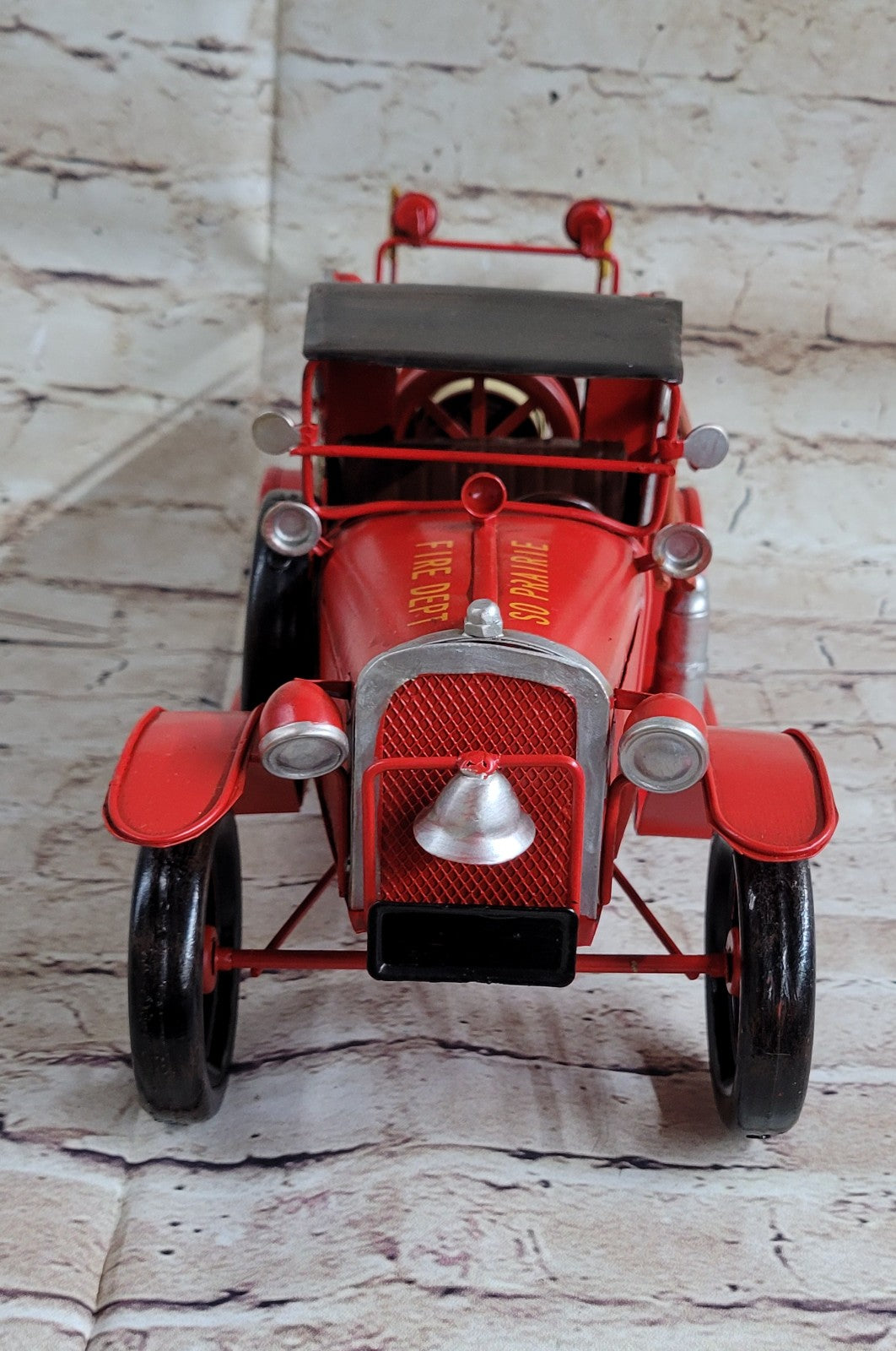 Jayland Replica Antique Fire Truck 1928 Tin Toy So Prairie Dept Decoration