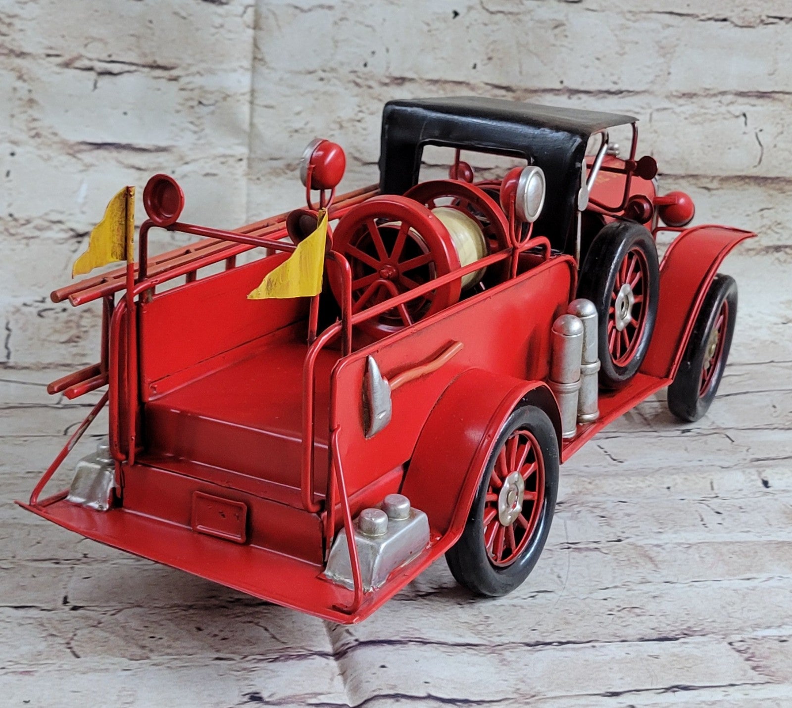 Jayland Replica Antique Fire Truck 1928 Tin Toy So Prairie Dept Decoration