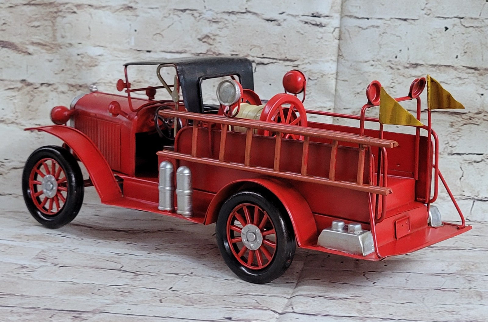 Jayland Replica Antique Fire Truck 1928 Tin Toy So Prairie Dept Decoration
