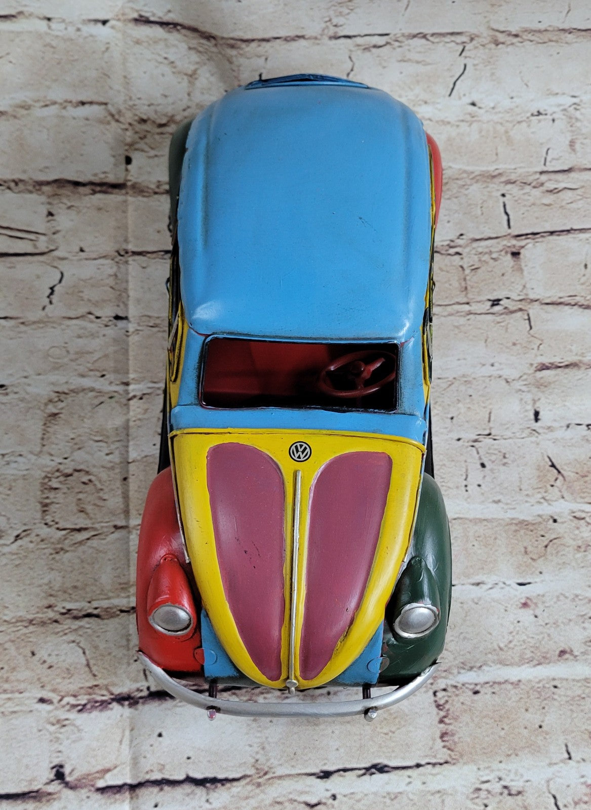 Antique Metal Model Car(1952 Detailed Handcraft Beetle Hand Made Figurine Figure