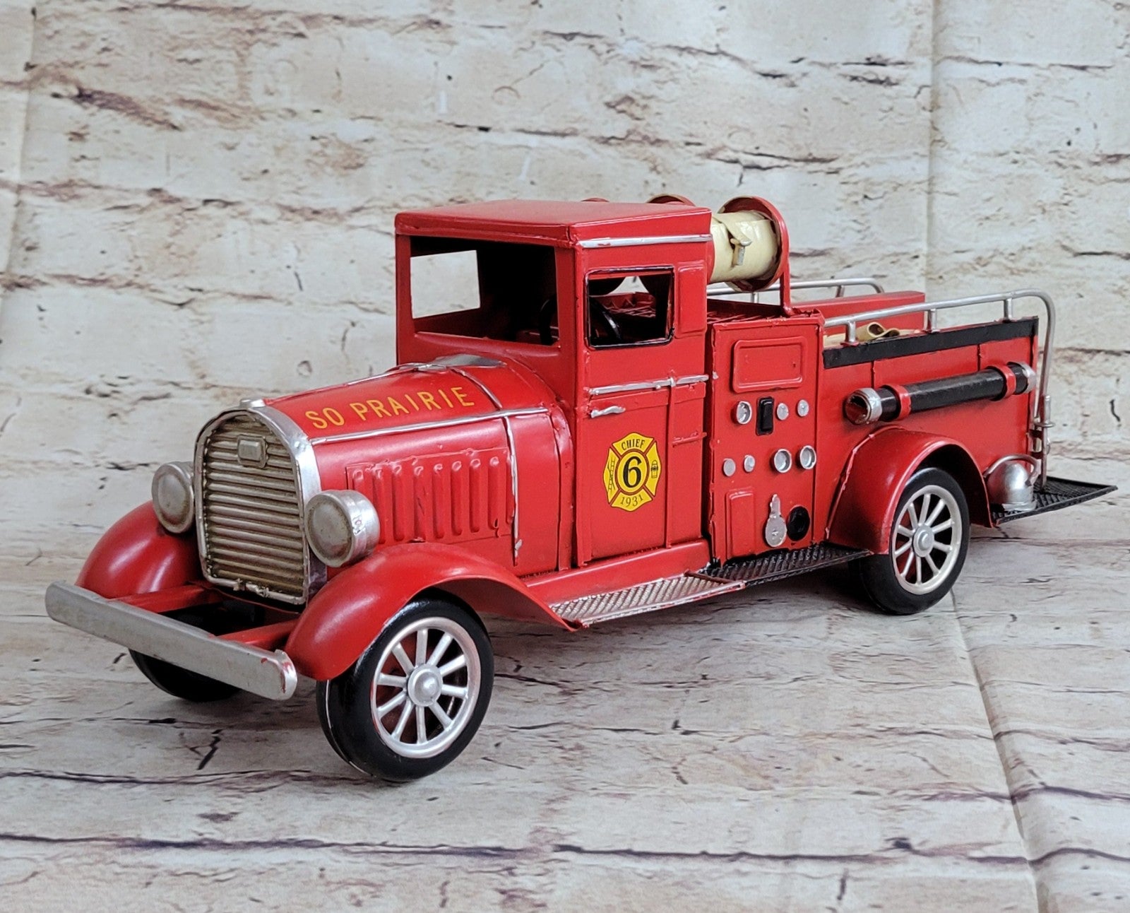 FIRE DEPARTMENT SO PRAIRIE Pumper FIRE TRUCK F.D.N.Y. HANDCRAFTED DETAILED CLASSIC ARTWORK
