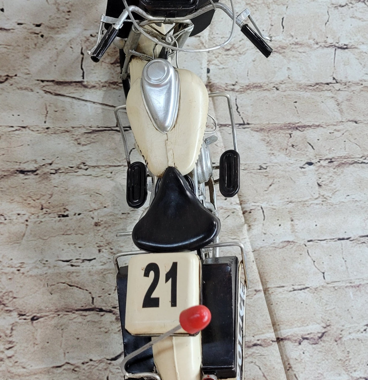 European Finery 1:10 Harley Police MOTORCYCLE BIKE DIECAST MODEL Artwork