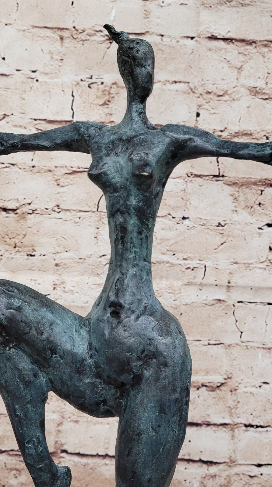 Miguel Lopez (Milo) Abstract Ballerina Hot Cast Bronze Sculpture