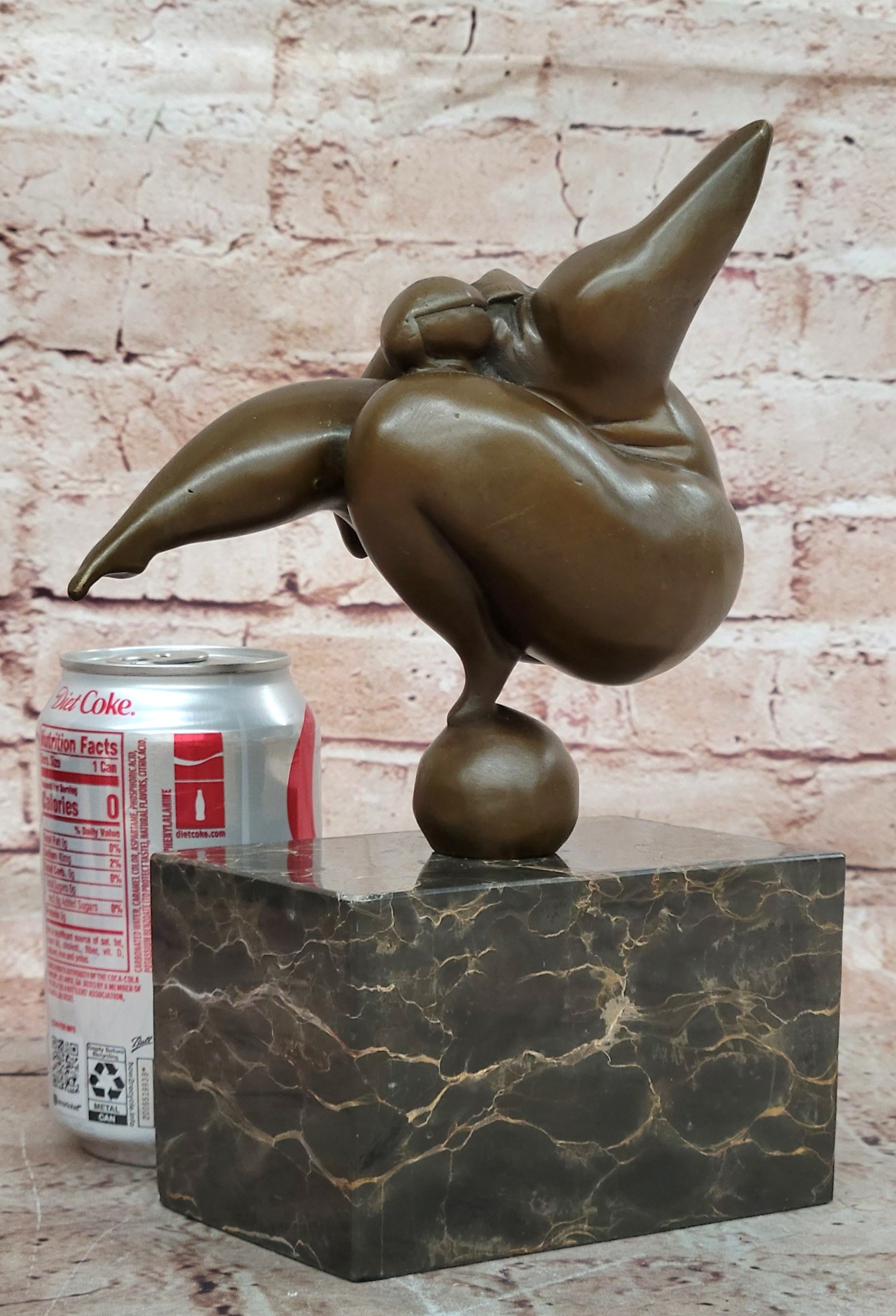 VINTAGE ABSTRACT MODERN ART CAST BRONZE STATUE ORIGINAL SIGNED MILO ARTWORK SALE