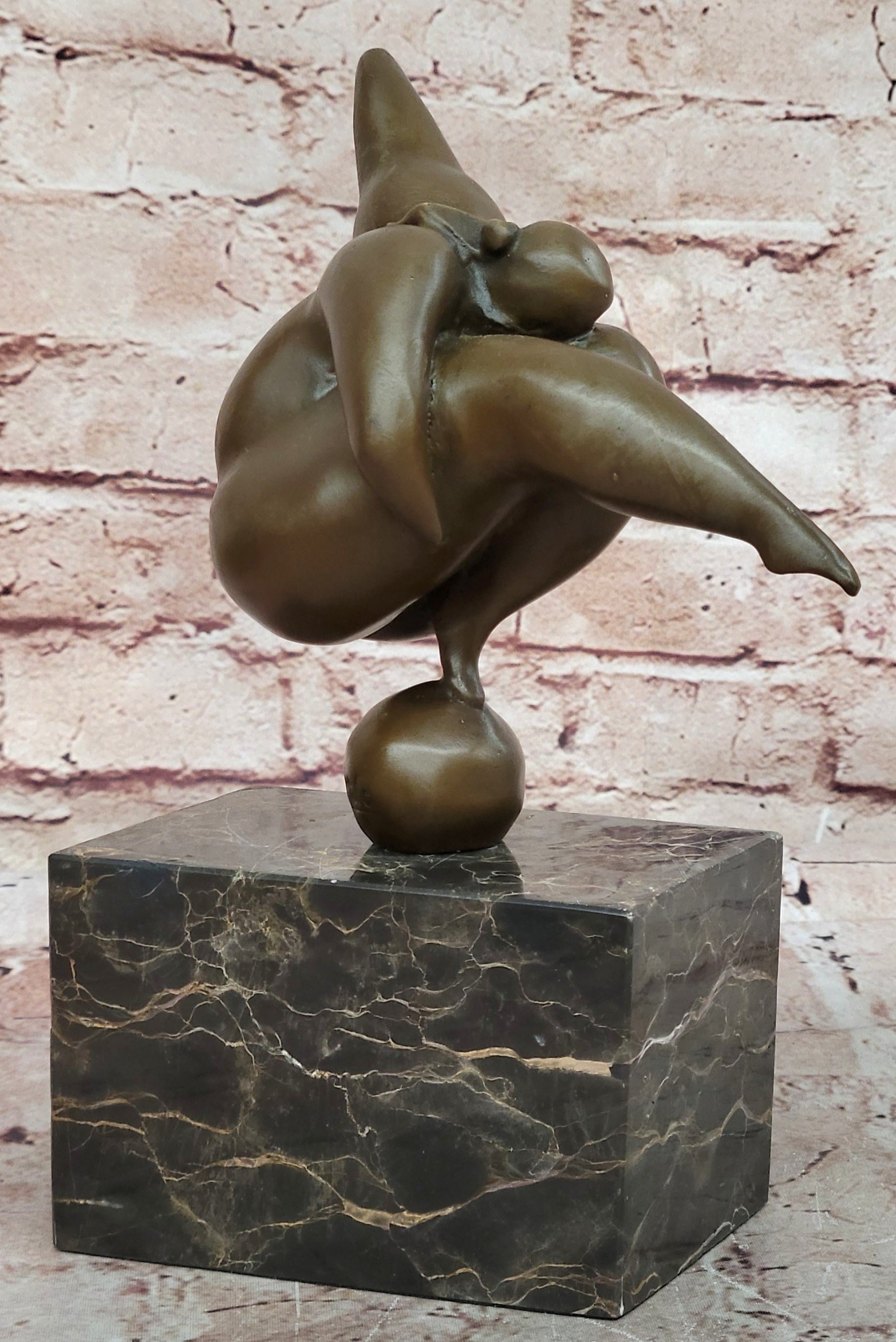 VINTAGE ABSTRACT MODERN ART CAST BRONZE STATUE ORIGINAL SIGNED MILO ARTWORK SALE