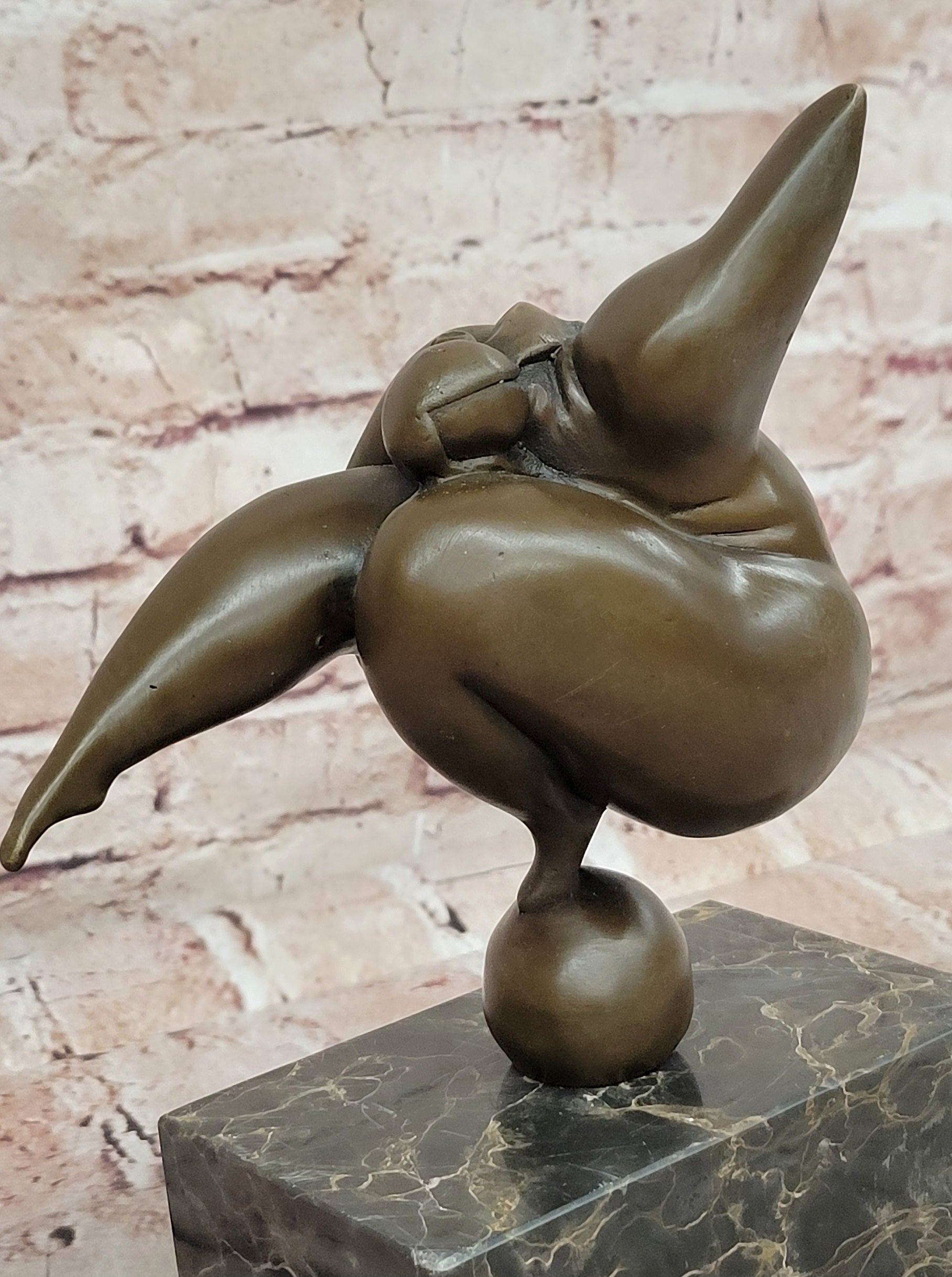 VINTAGE ABSTRACT MODERN ART CAST BRONZE STATUE ORIGINAL SIGNED MILO ARTWORK SALE