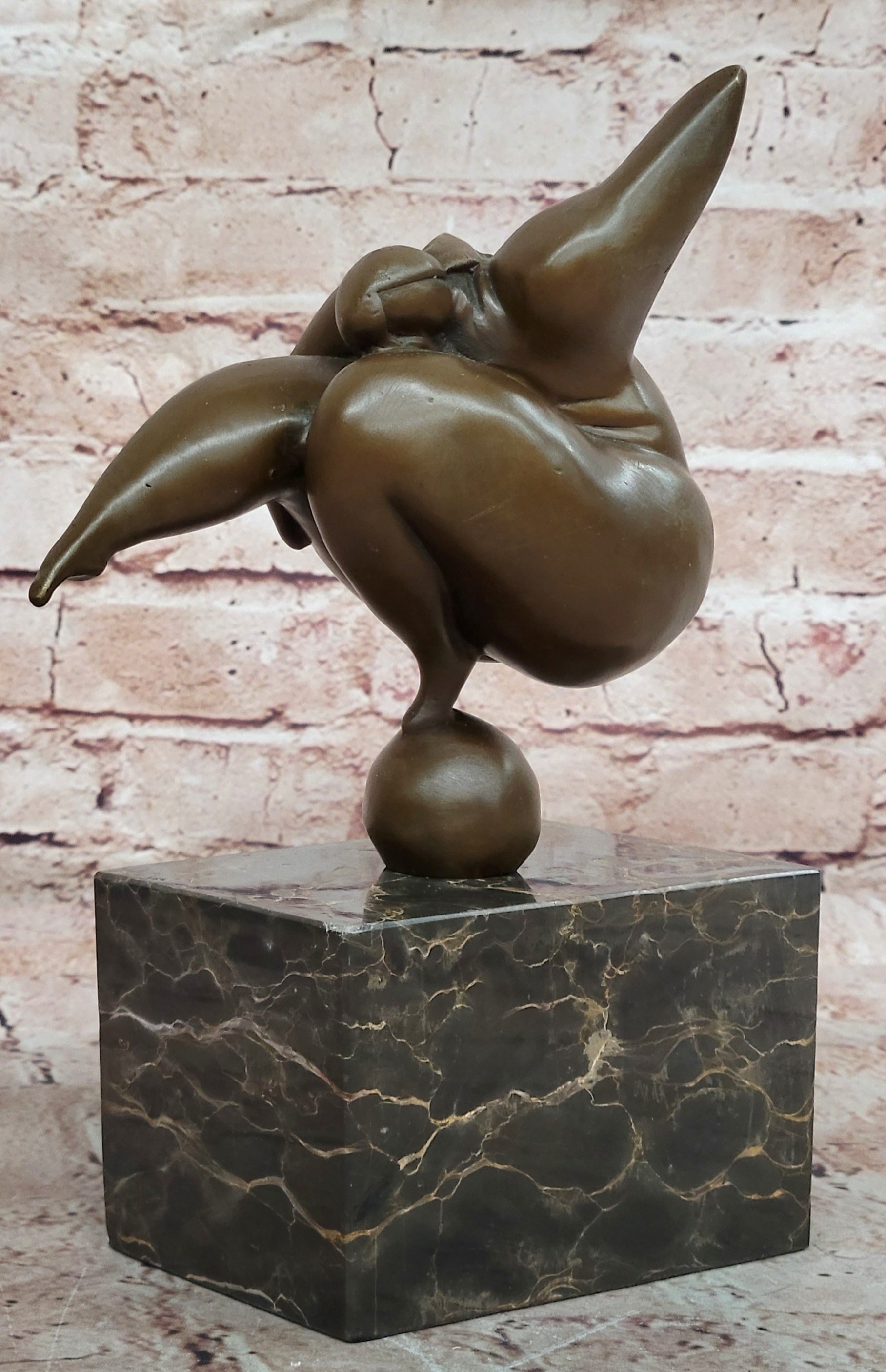 VINTAGE ABSTRACT MODERN ART CAST BRONZE STATUE ORIGINAL SIGNED MILO ARTWORK SALE