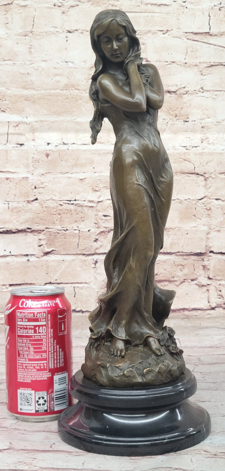 Sensual Female Bronze Sculpture in Art Deco Style | Handcrafted Statue by Milo | Lost Wax Technique