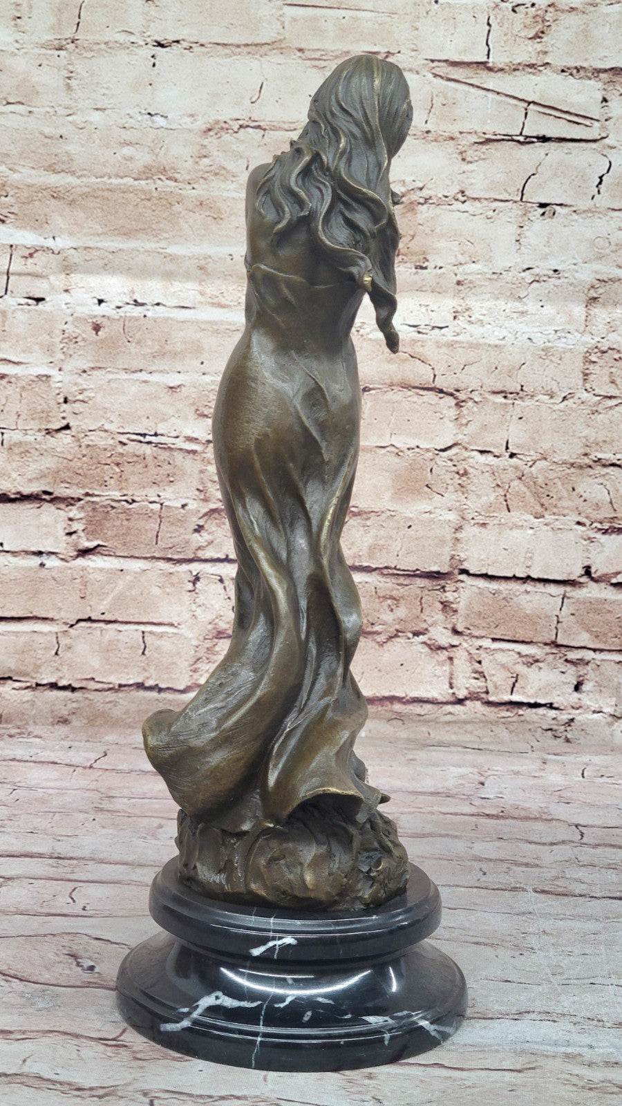 Sensual Female Bronze Sculpture in Art Deco Style | Handcrafted Statue by Milo | Lost Wax Technique