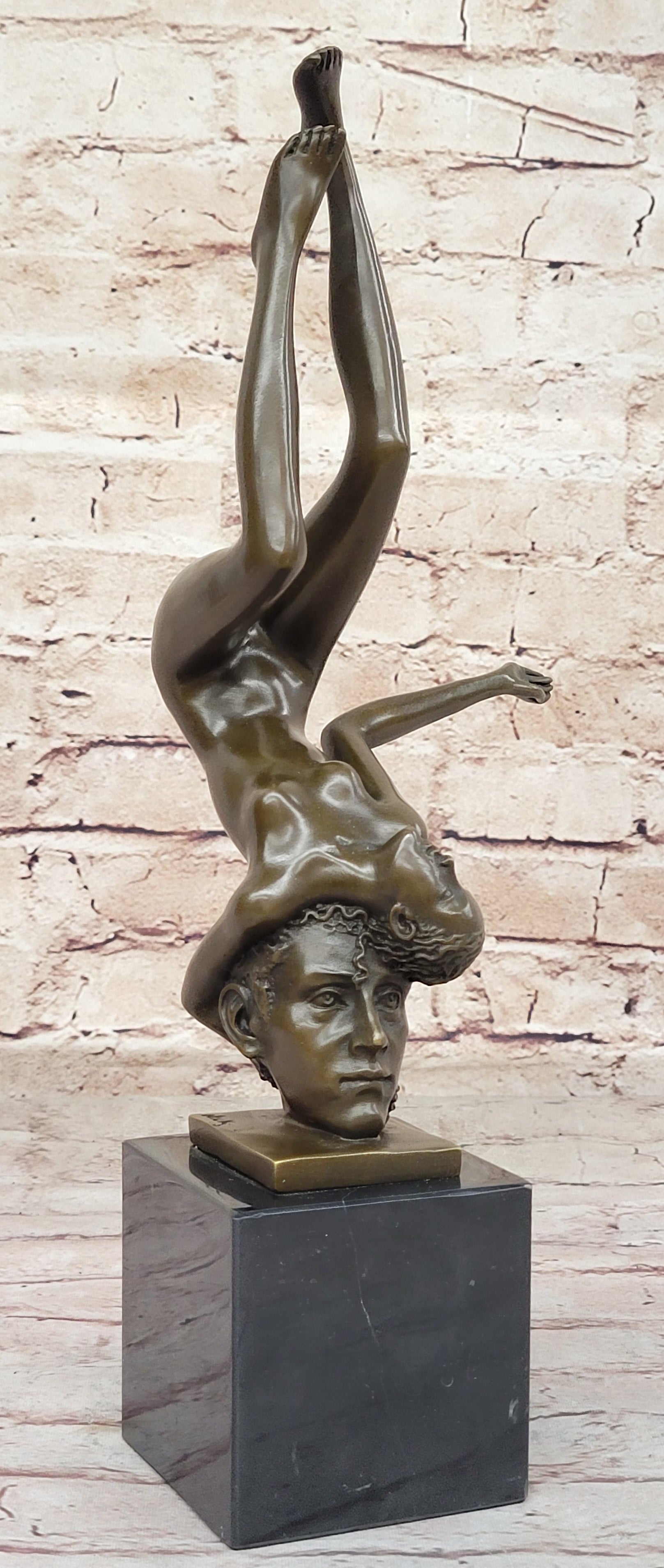 Nude Girl 100% Hot Cast Large Bronze Statue Nick Marble Home Deco Art Figurine