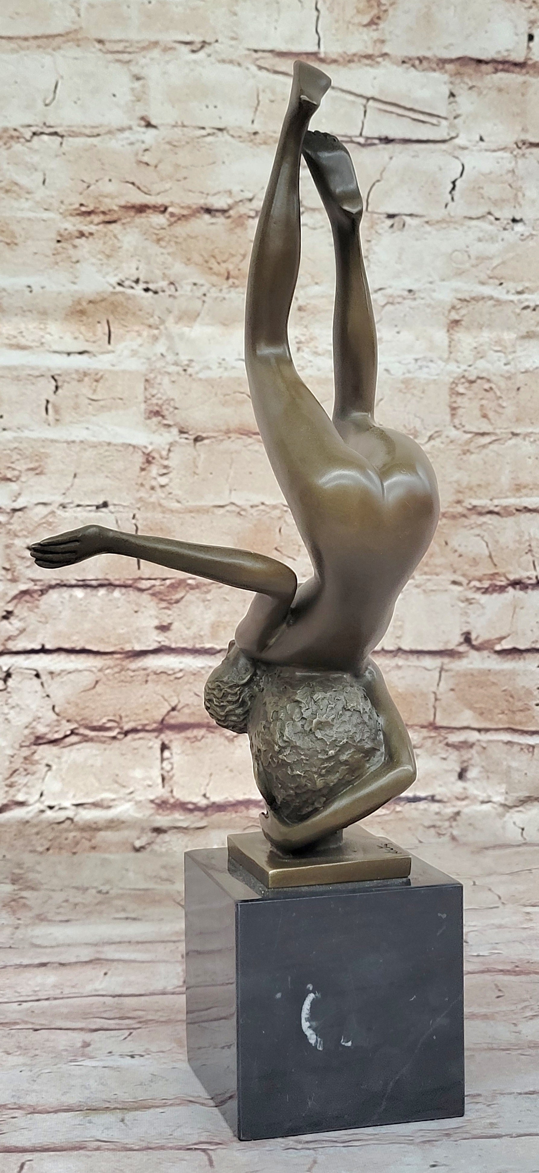 Nude Girl 100% Hot Cast Large Bronze Statue Nick Marble Home Deco Art Figurine