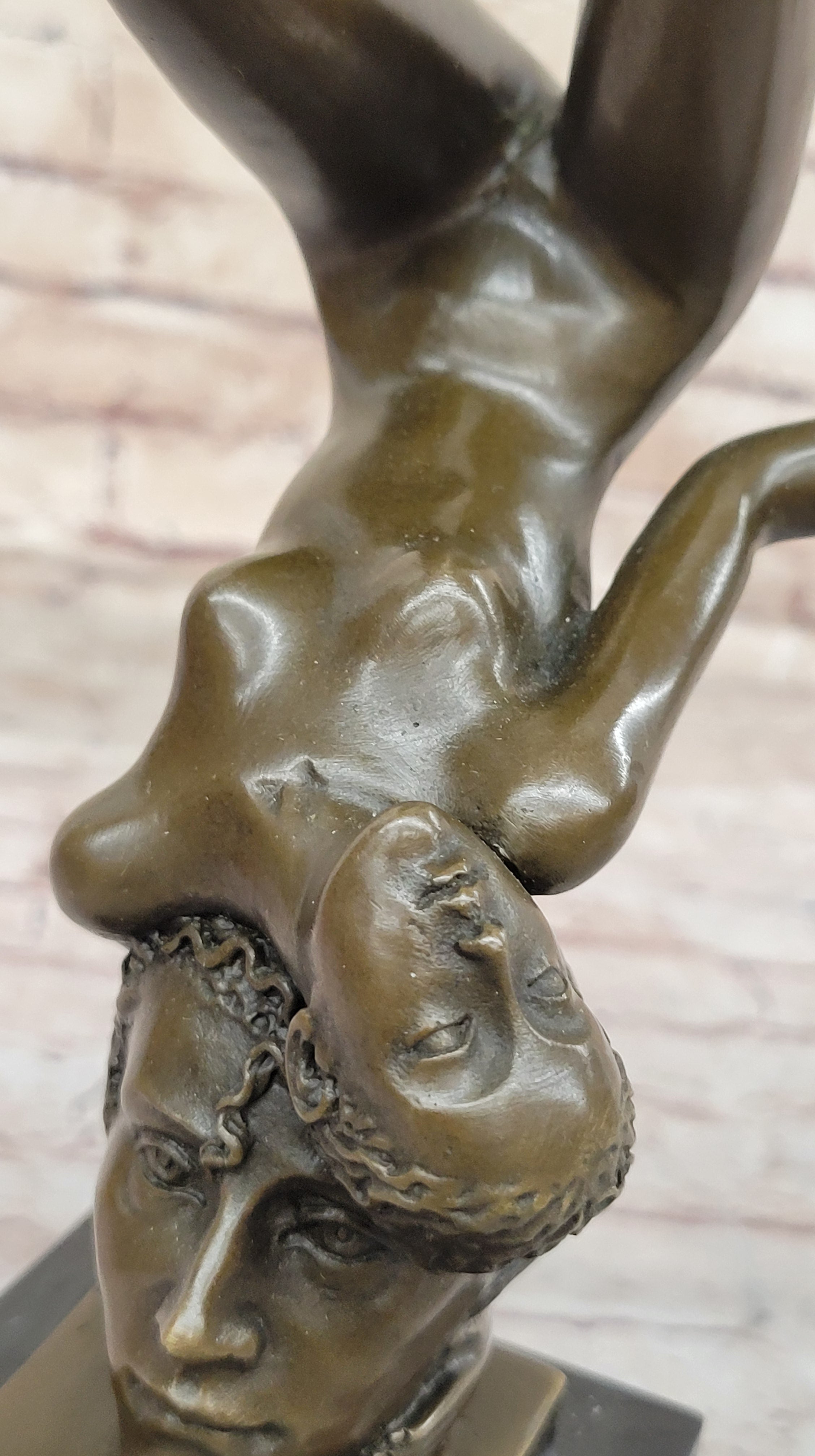 Nude Girl 100% Hot Cast Large Bronze Statue Nick Marble Home Deco Art Figurine