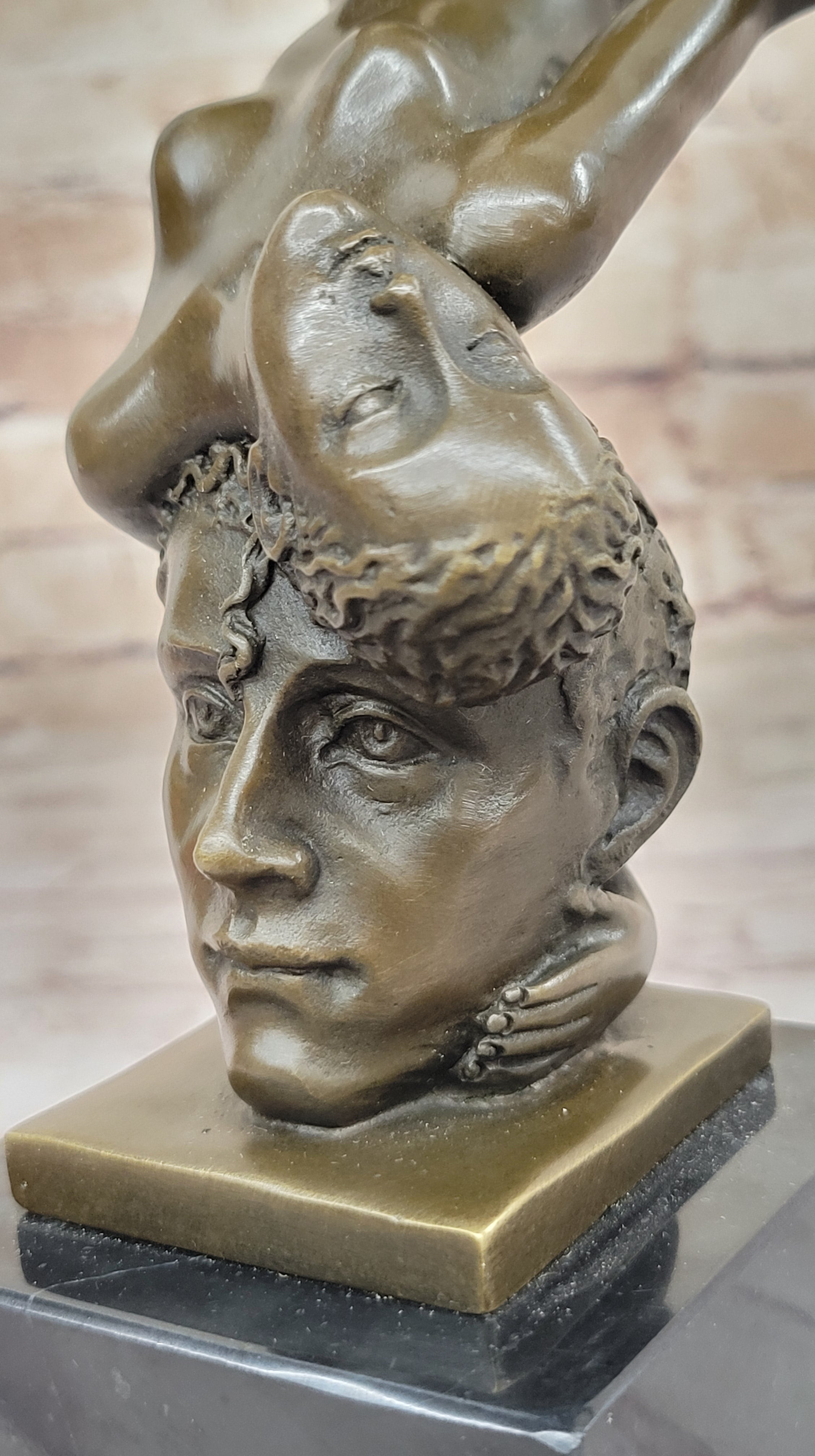 Nude Girl 100% Hot Cast Large Bronze Statue Nick Marble Home Deco Art Figurine