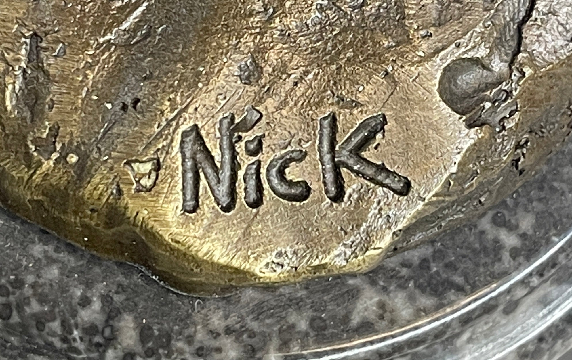 Handcrafted bronze sculpture SALE Troph Gymnast Talented Nude Deco Art Original