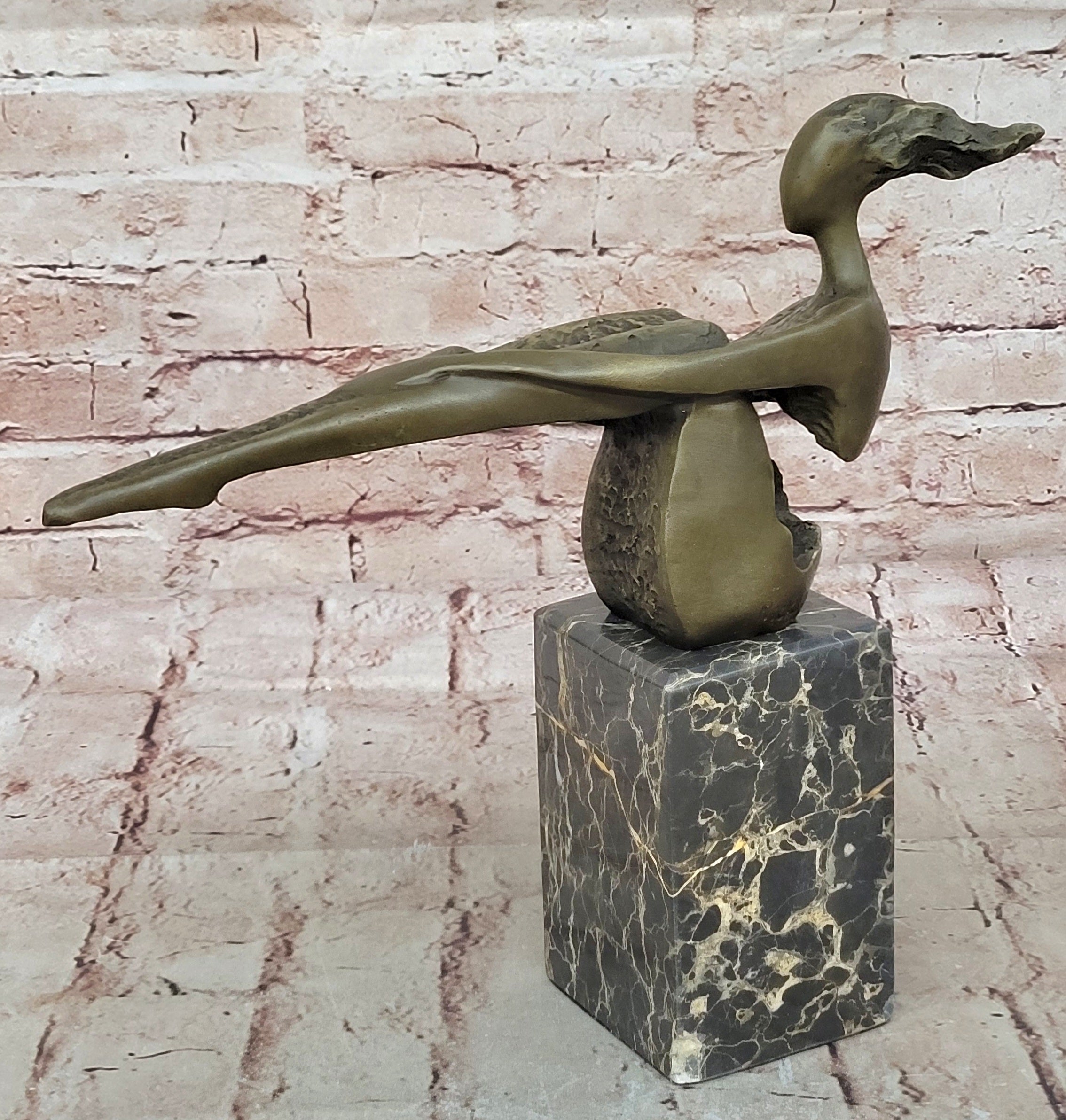 Contemporary Bronze Female Nude - Athlete - Erotic Naked- Sign. Nick Statue SALE