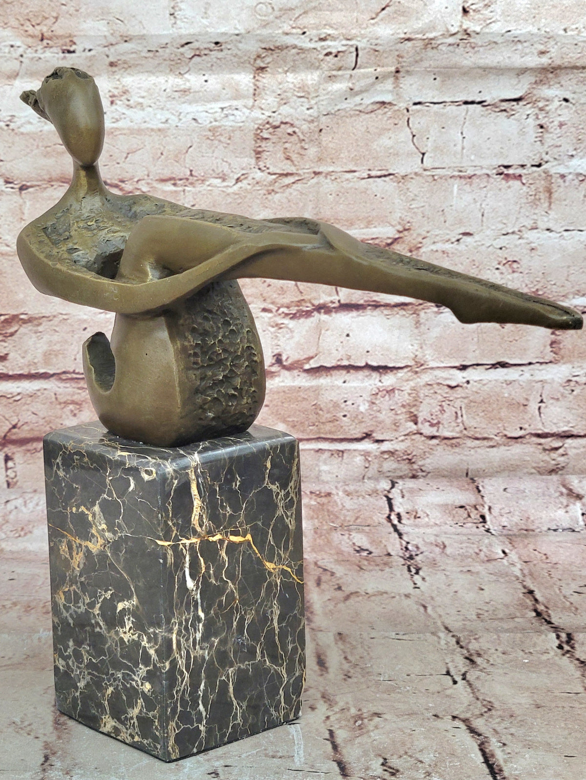 Contemporary Bronze Female Nude - Athlete - Erotic Naked- Sign. Nick Statue SALE