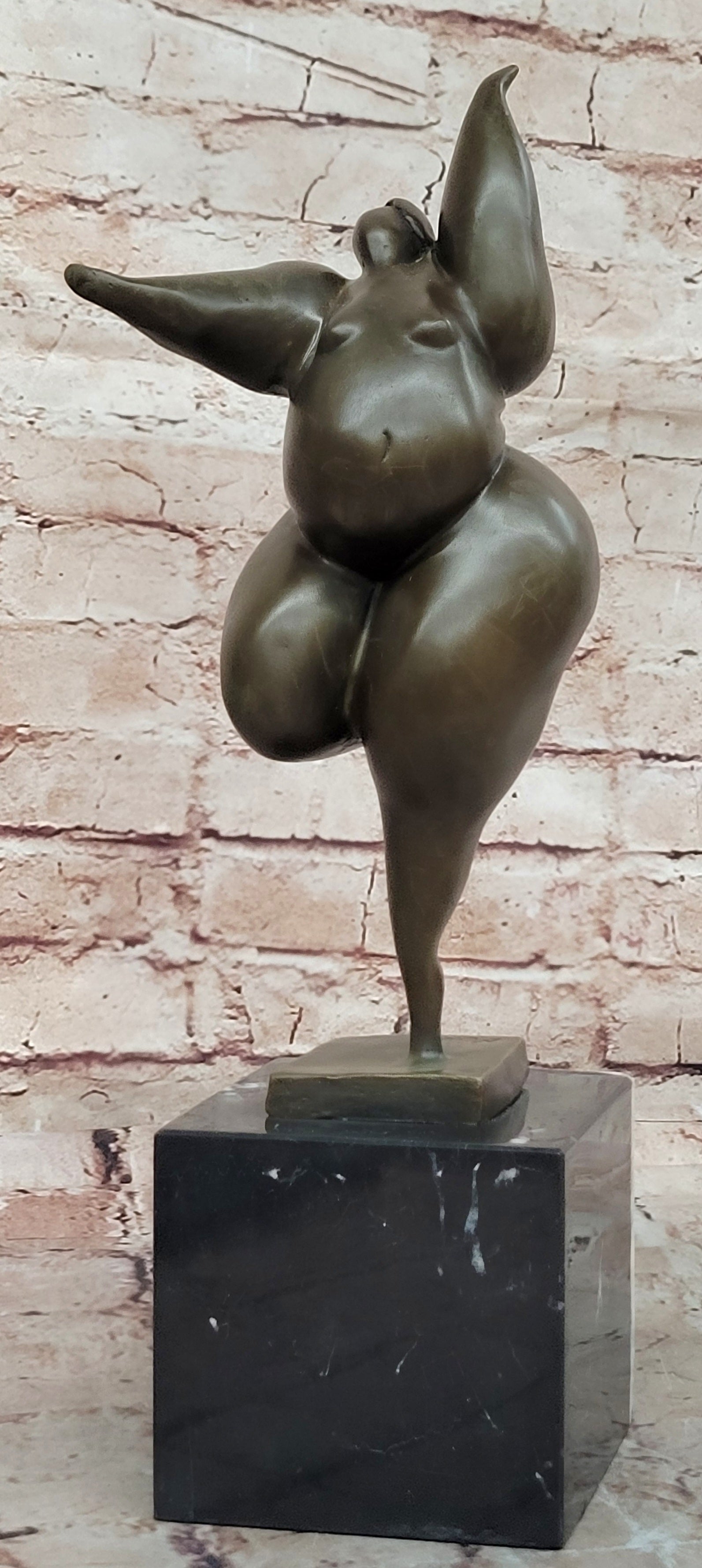 Abstract Modern Erotic Art Baby Got Back Bronze Sculpture Original Figurine Sale
