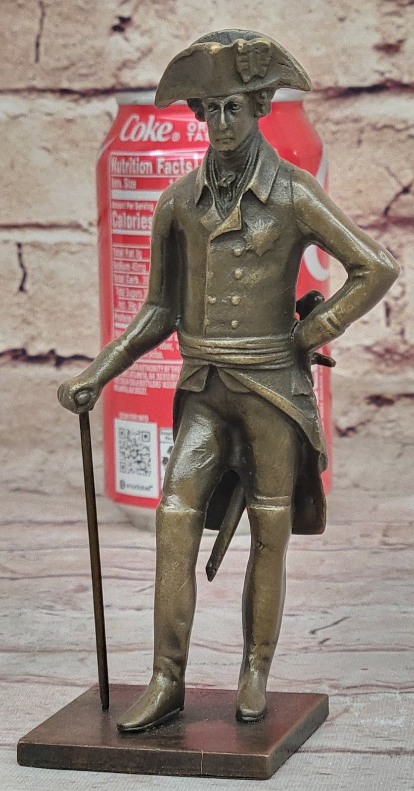 Art Deco Frederick the Great Commander Genuine Bronze Sculpture Classic Artwork