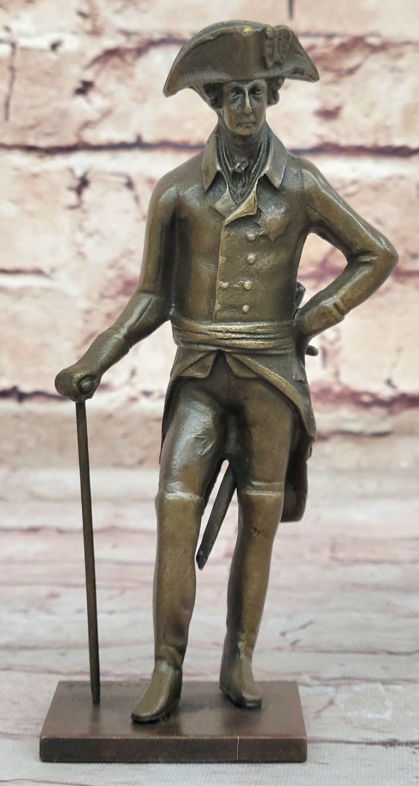 Art Deco Frederick the Great Commander Genuine Bronze Sculpture Classic Artwork