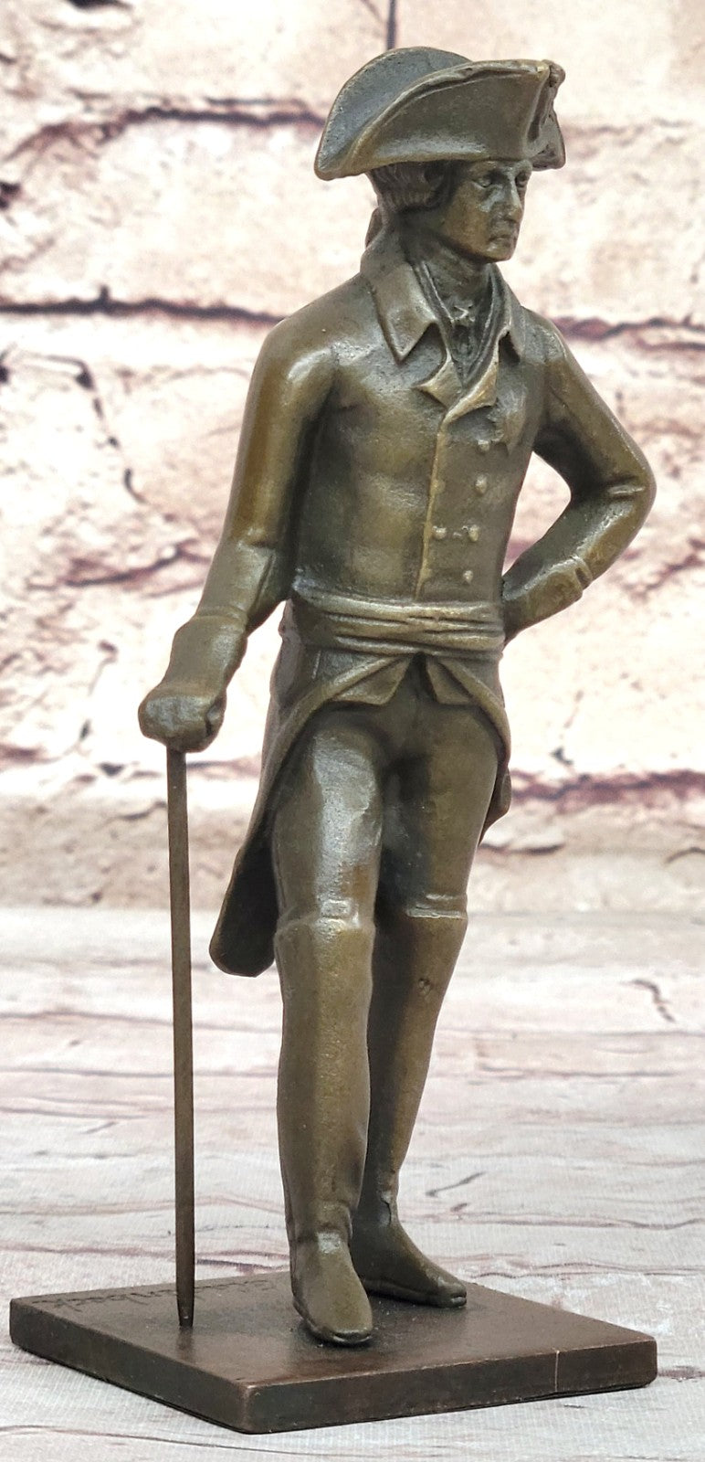 Art Deco Frederick the Great Commander Genuine Bronze Sculpture Classic Artwork