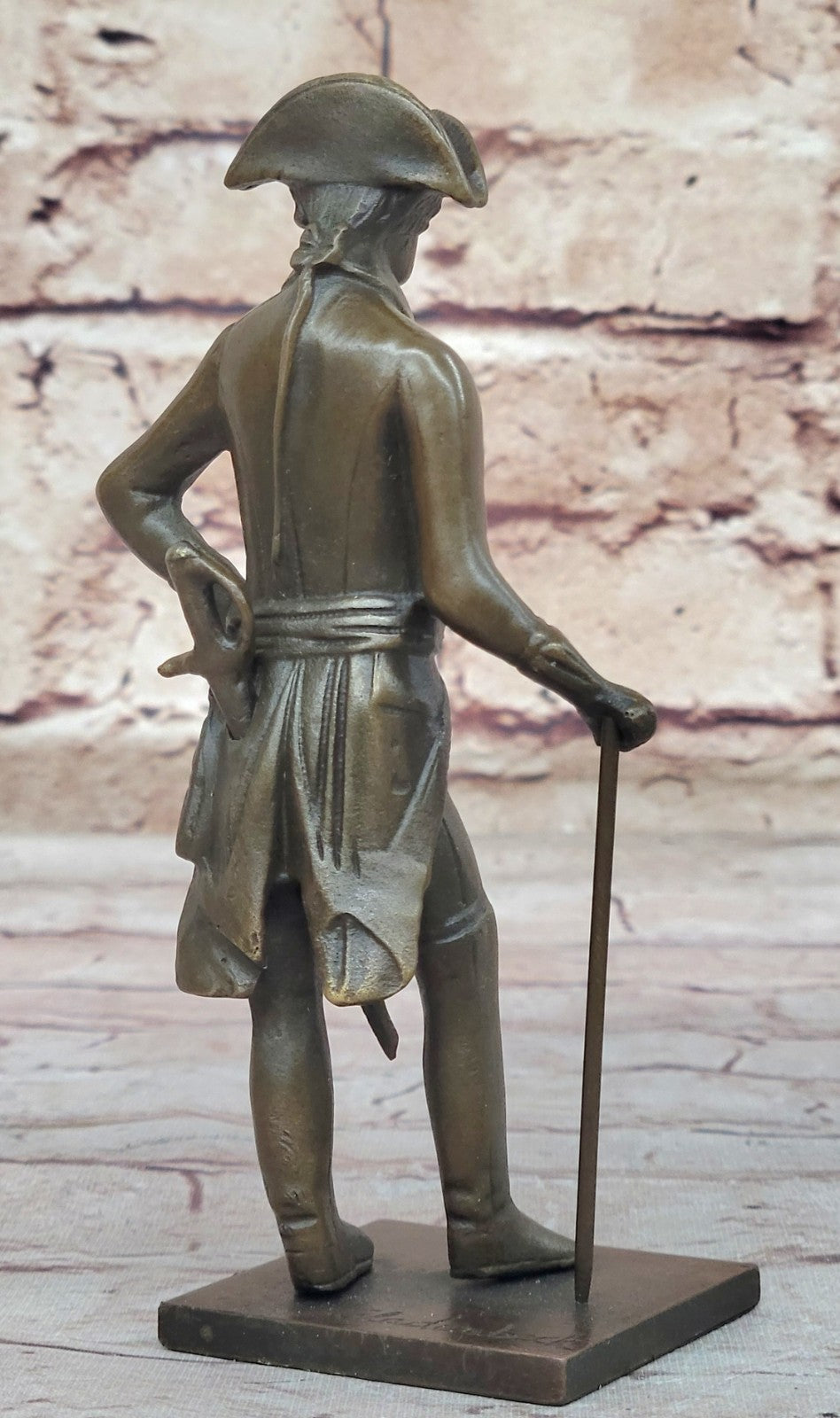 Art Deco Frederick the Great Commander Genuine Bronze Sculpture Classic Artwork