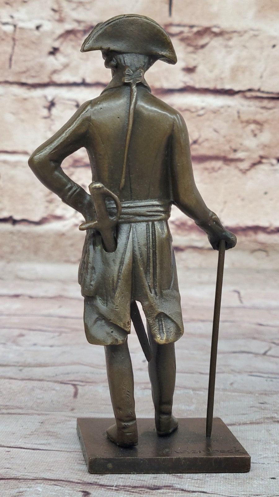 Art Deco Frederick the Great Commander Genuine Bronze Sculpture Classic Artwork