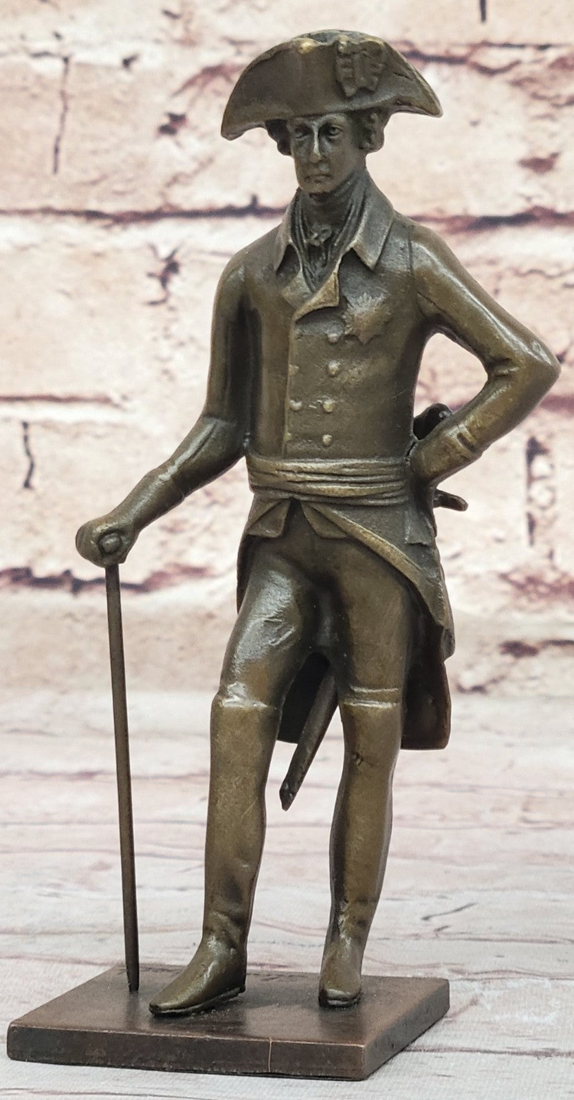 Art Deco Frederick the Great Commander Genuine Bronze Sculpture Classic Artwork