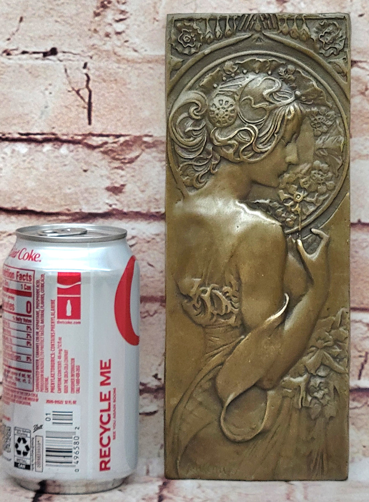 Vintage Signed Bronze Art Decor Relief Made in Spain Award Trophy Collector