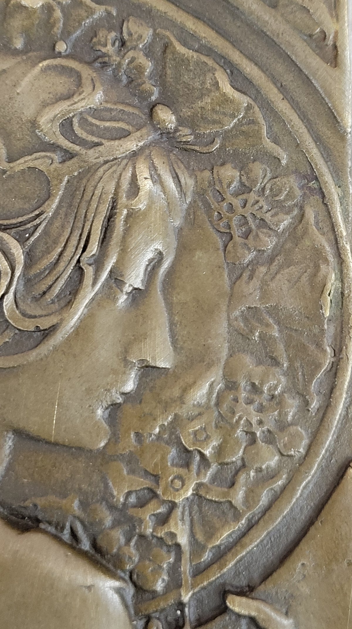 Vintage Signed Bronze Art Decor Relief Made in Spain Award Trophy Collector