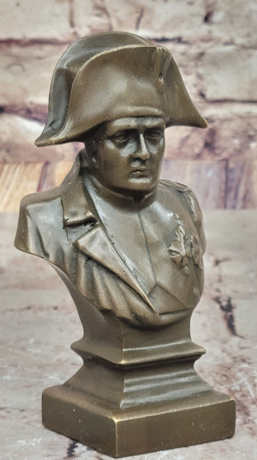 Great french bust of young napoleon Bonaparte ormolu bronze sculpture figurine