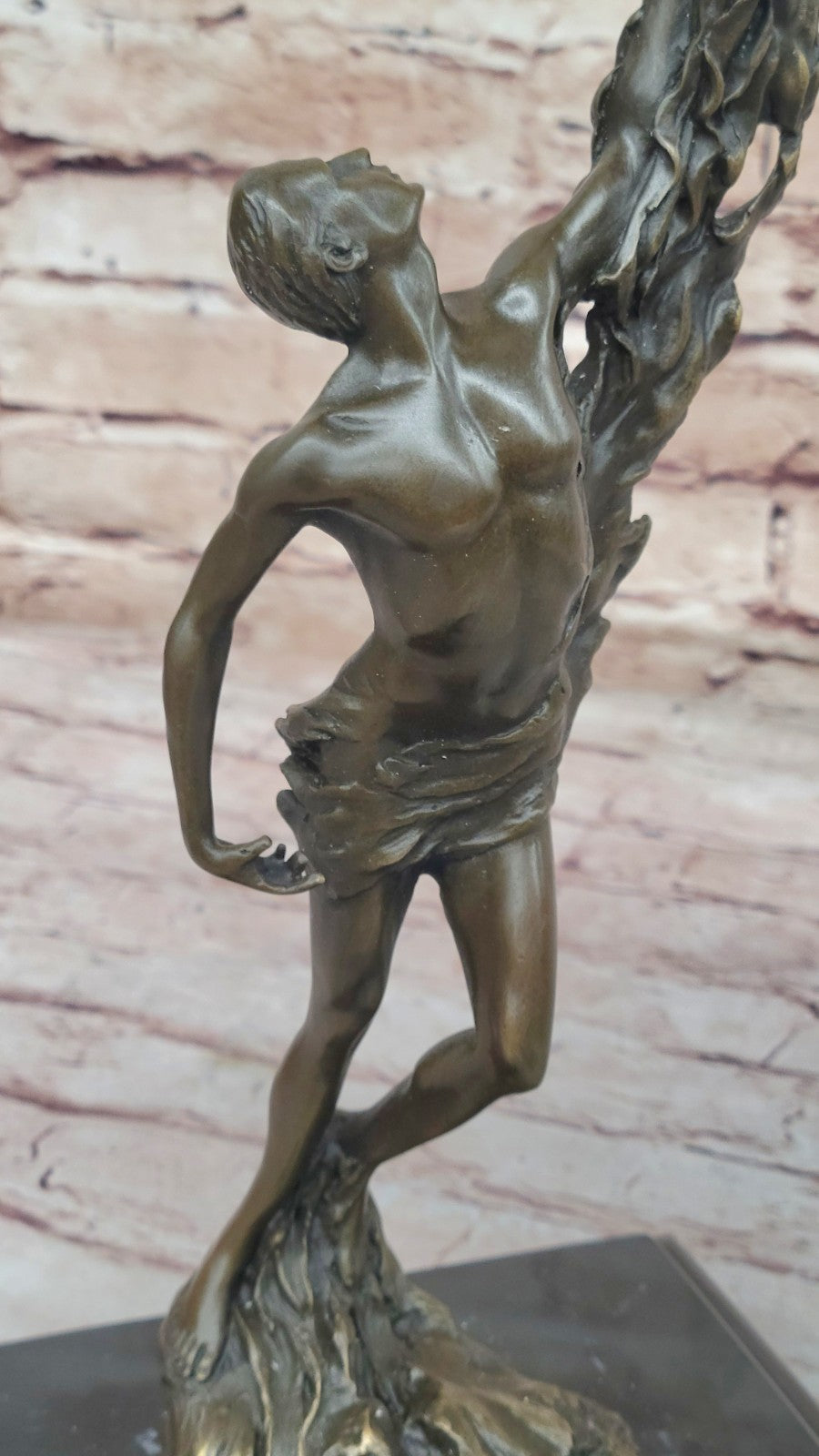 Aldo Vitaleh Prima Ballerina Bronze Sculpture Art Deco Marble Base Figurine Gift