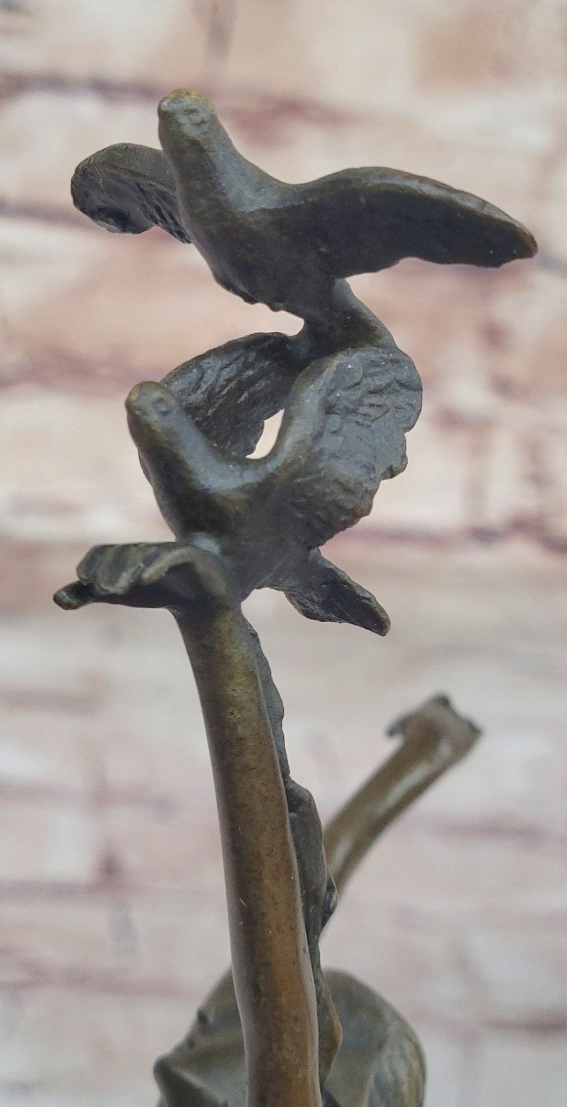 Bronze Sculpture by Italian Artist Aldo Vitaleh Dancer Ballerina Home Office