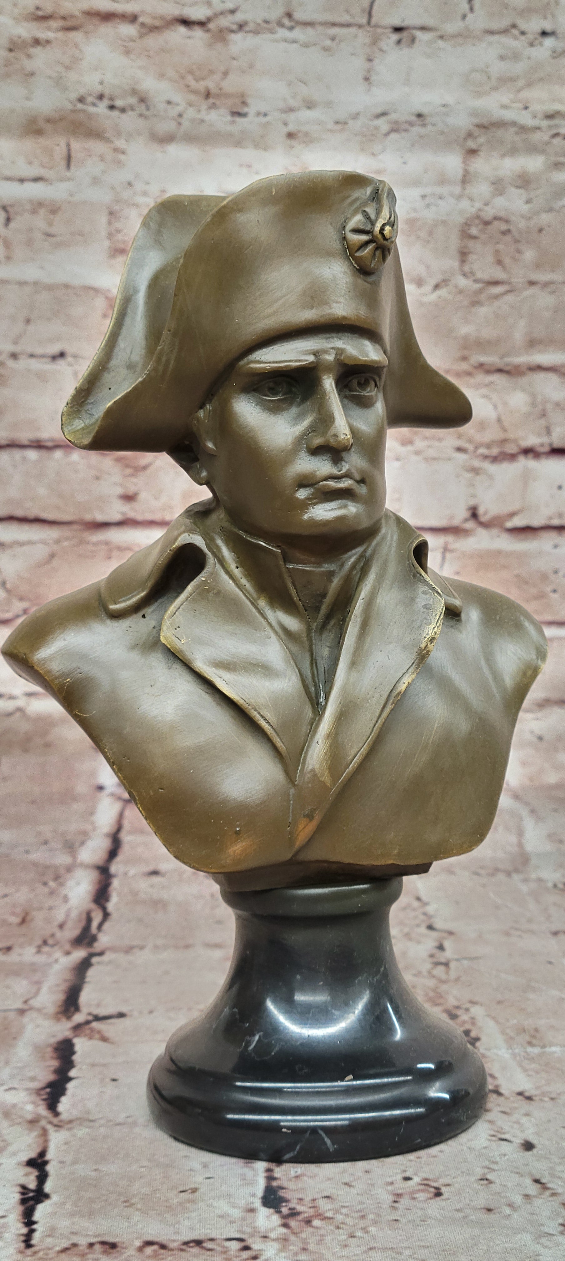 Art Deco ~100% Pure Bronze~Napoleon French Commander Sculpture Figurine Sale LRG