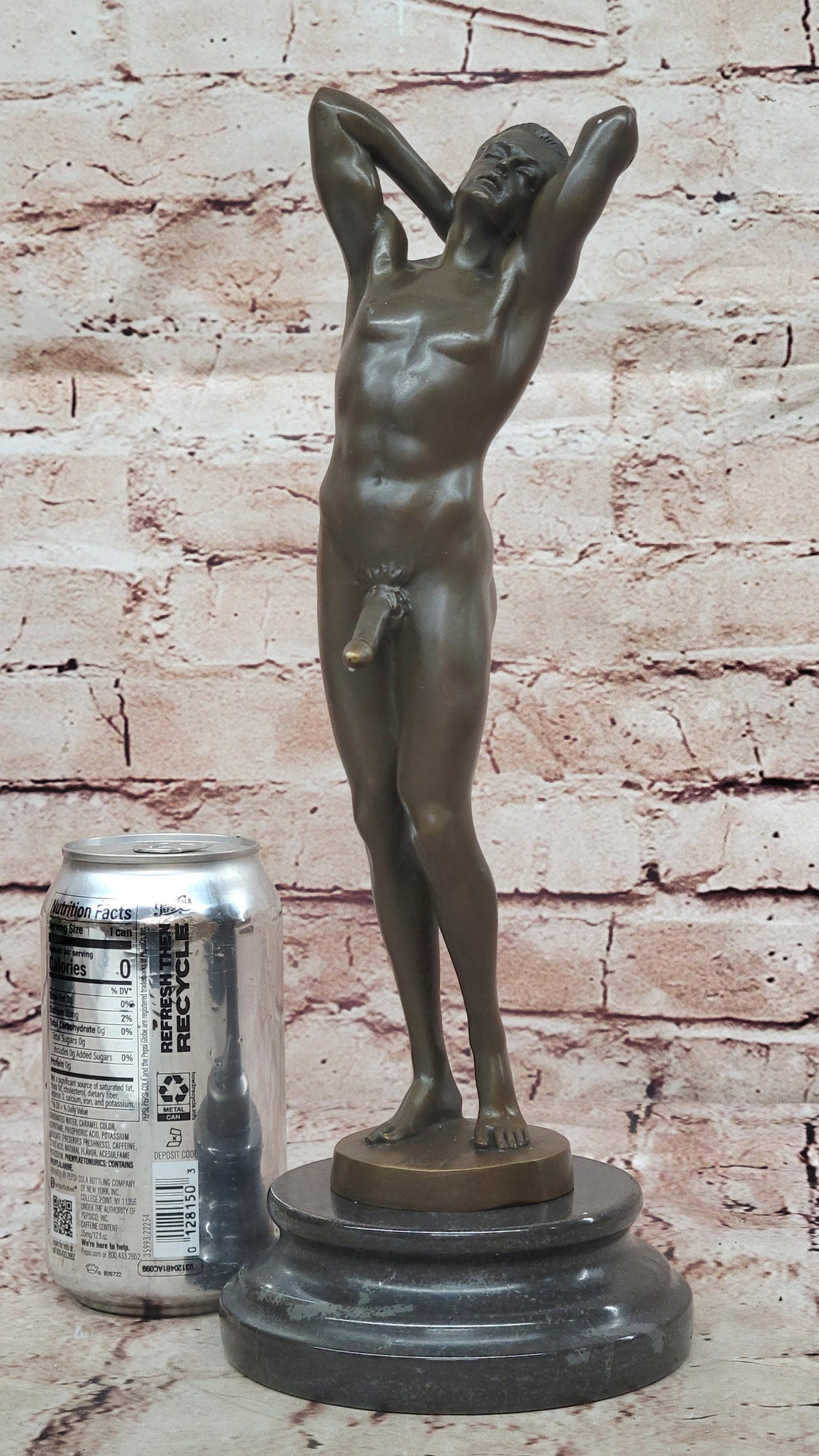 NUDE MALE STATUE MAN SCULPTURE GAY ART BRONZE STATUES FIGURINE ART FIGURE DECOR