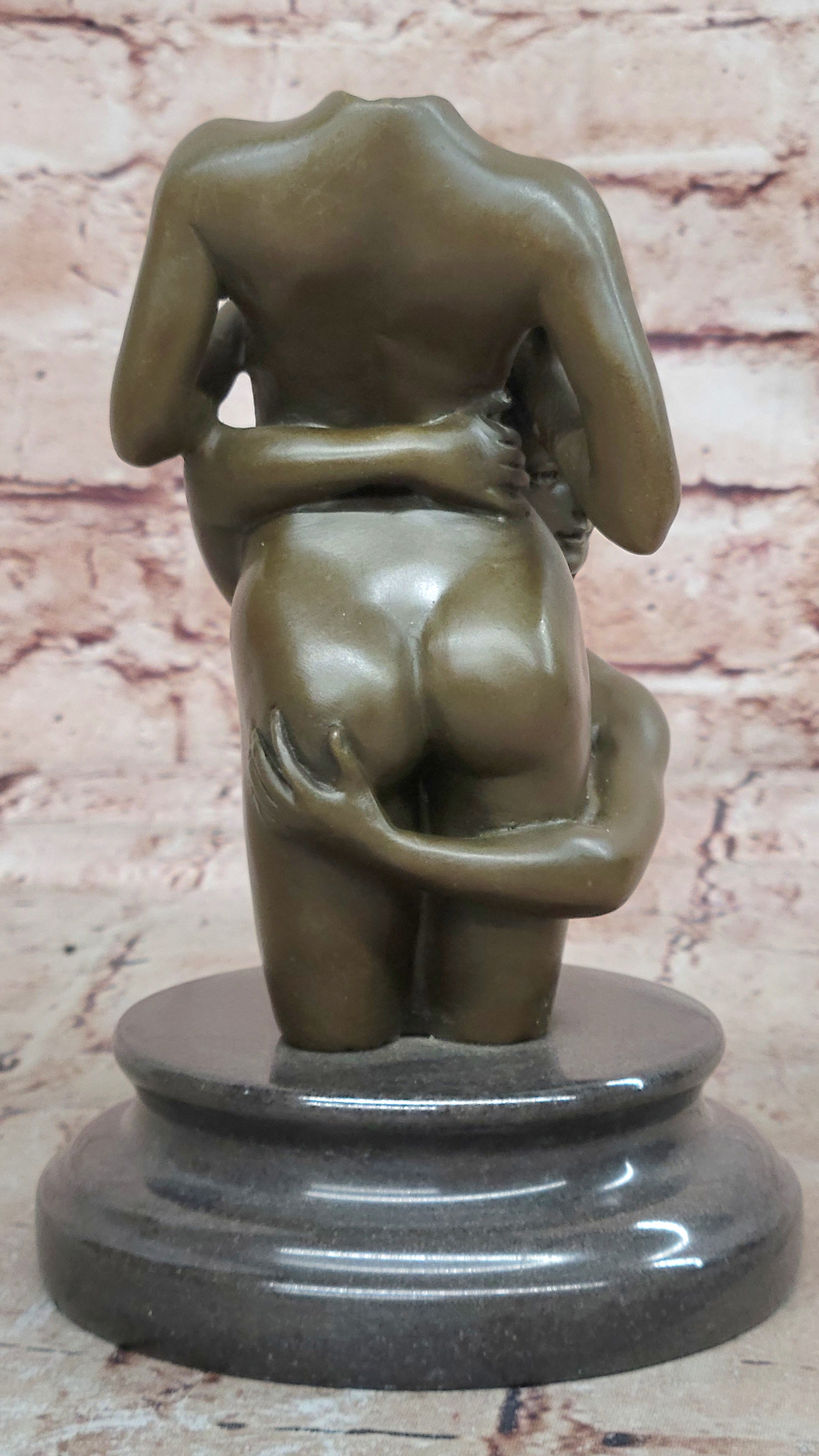 Two Nude Female Abstract Modern Bronze Sculpture Statue Figurine Figure Deal