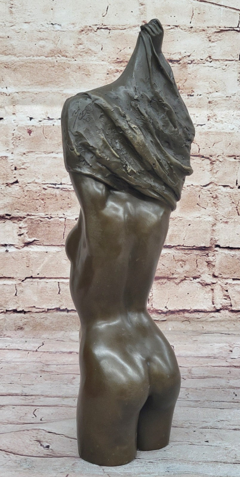 Hand Made Nude Temptress Female Bust by Portuguese Artist Miguel Lopez Milo Sale