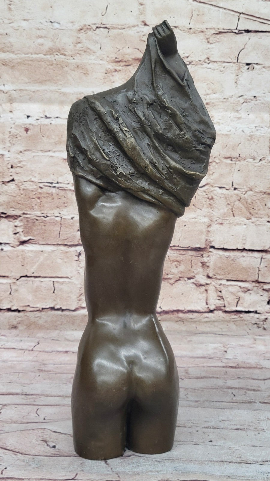 Hand Made Nude Temptress Female Bust by Portuguese Artist Miguel Lopez Milo Sale