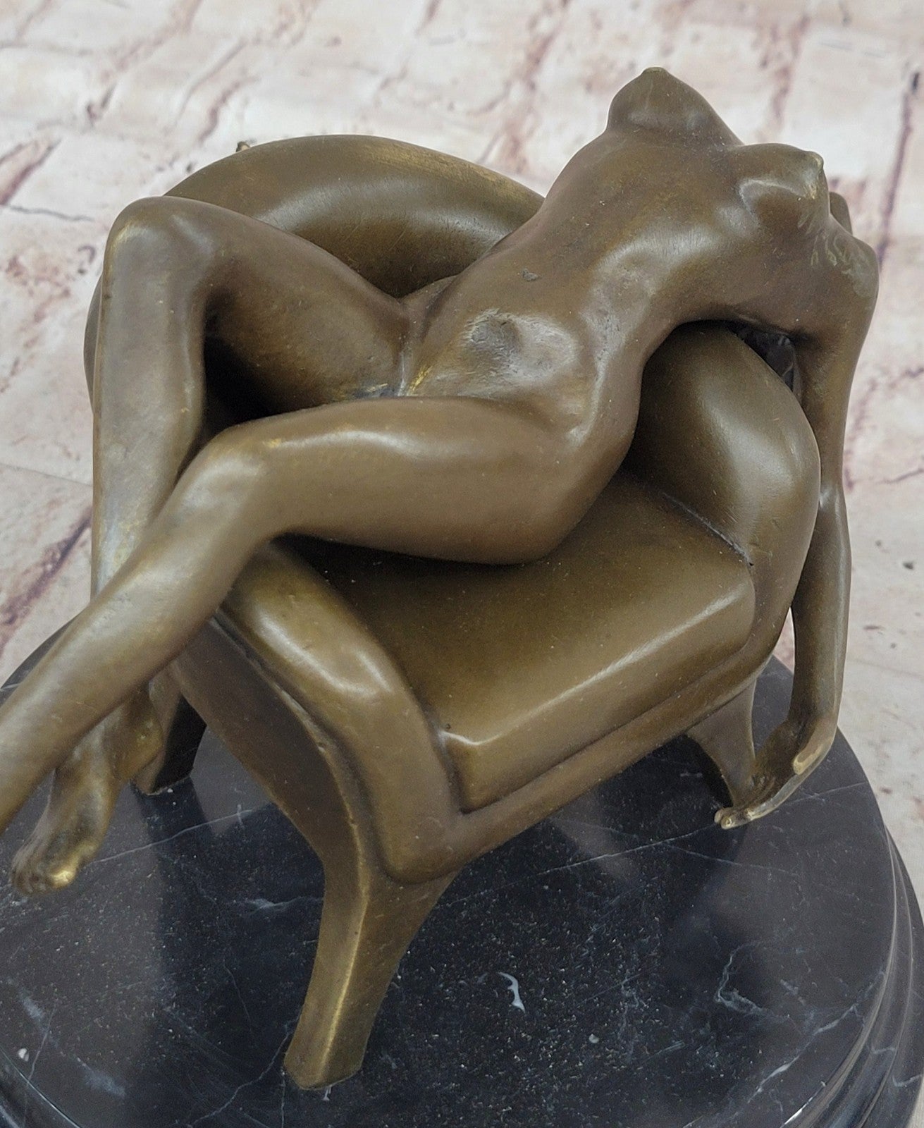 Bronze Sculpture Nude Naked Woman Museum Quality Artwork Figurine Sale Decor Art