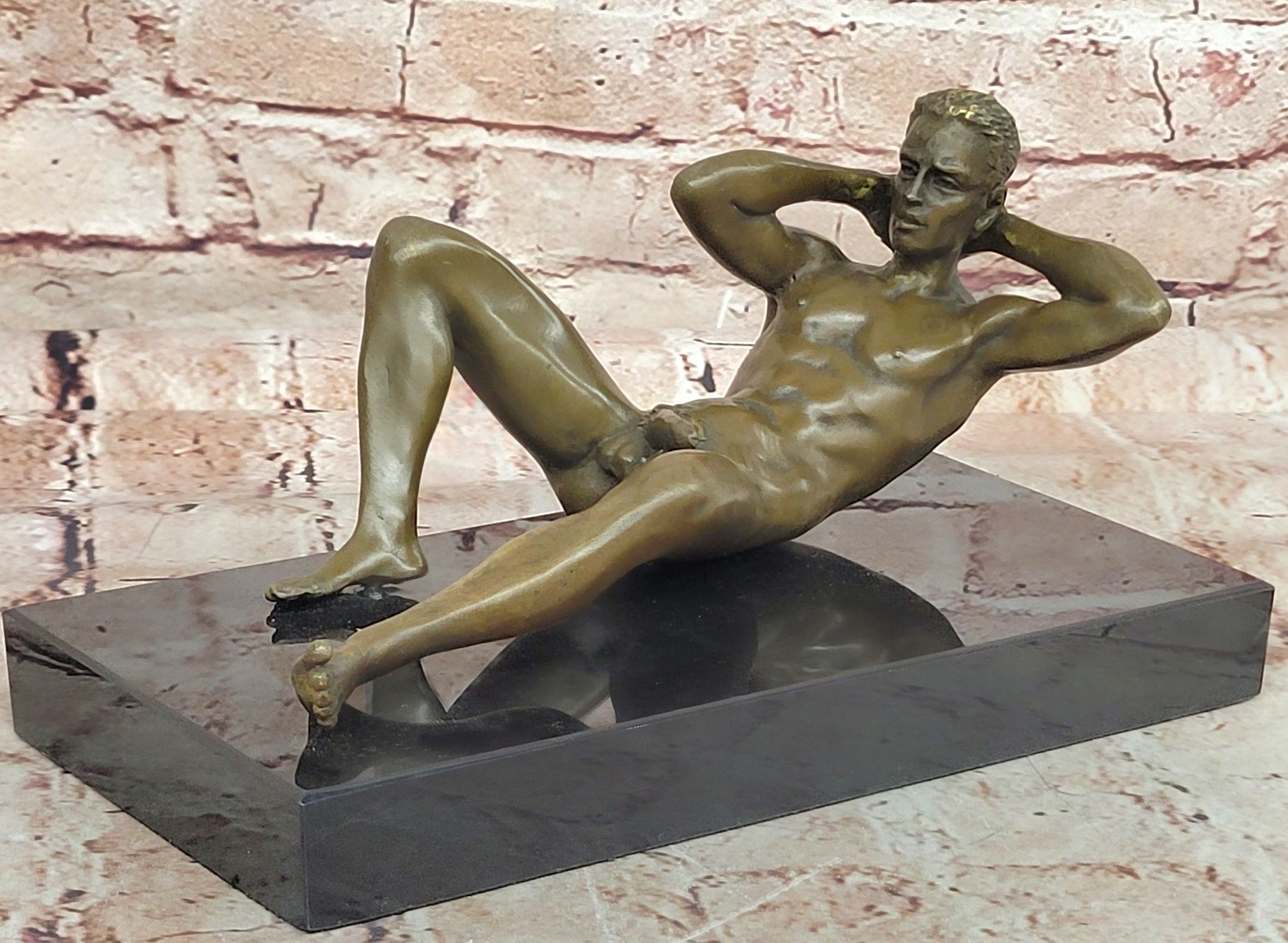 Nude Bronze Sculpture Hot Cast Museum Quality Figurine Figure Decor Lost Wax