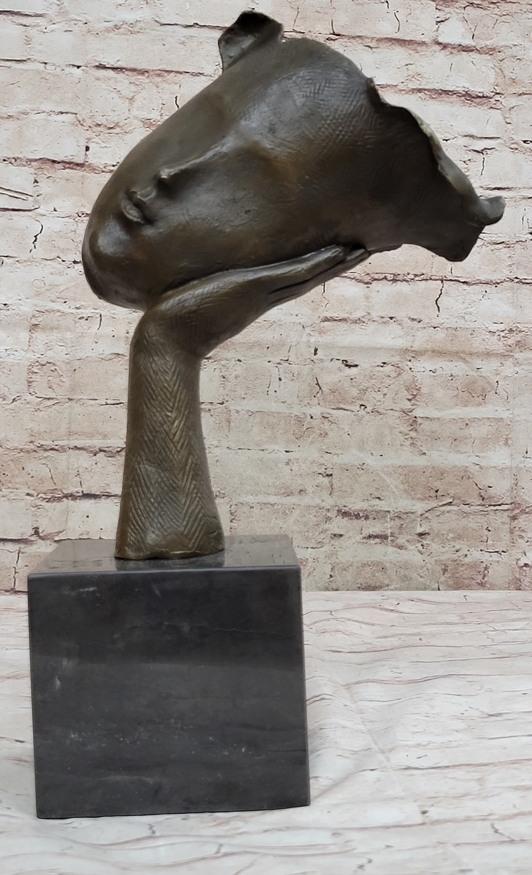 Bronze Sculpture Modern Abstract Women Classic Artwork Figurine Figure Dali