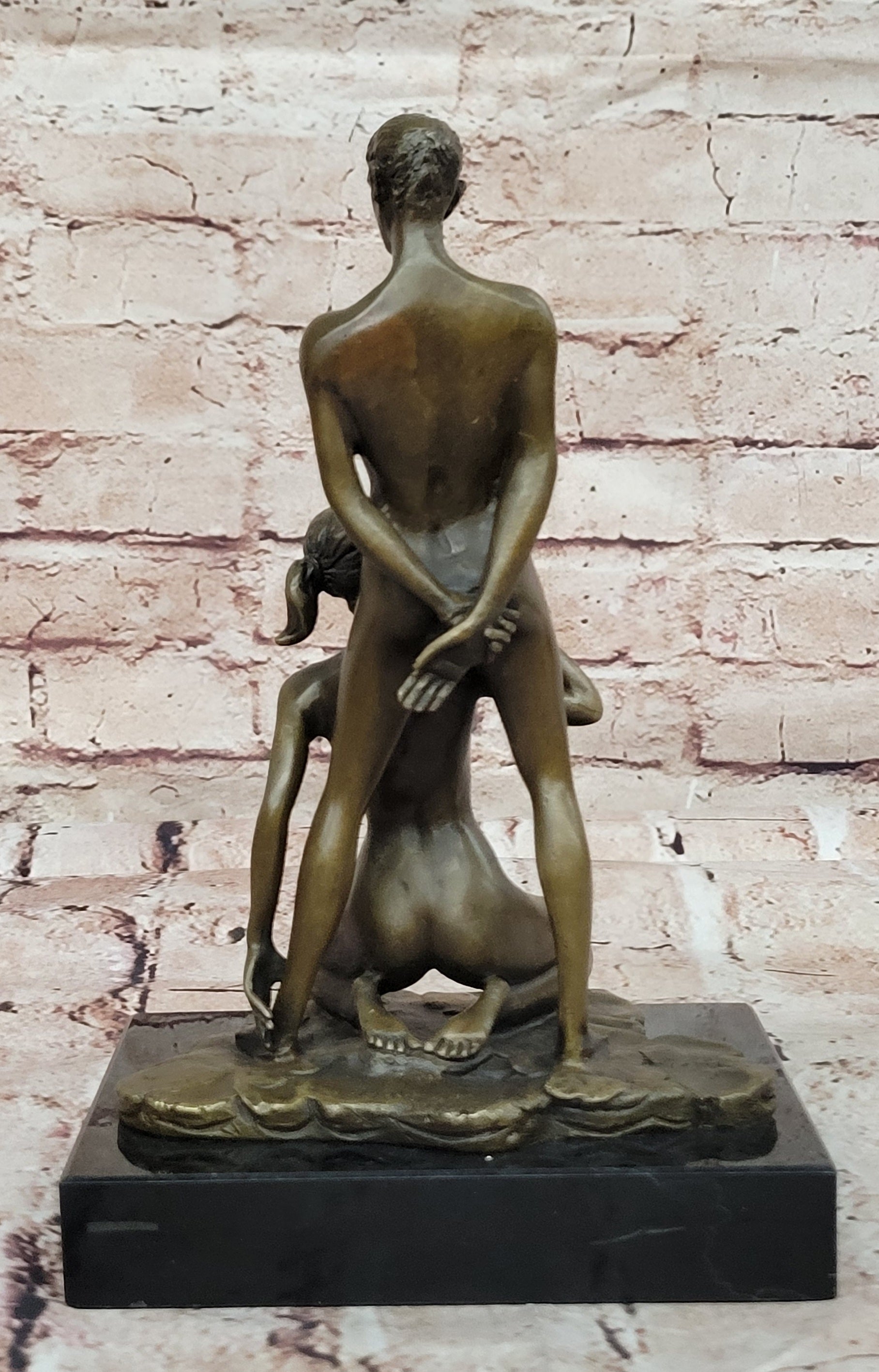 Abstract Modern Art Highly Erotic Conversation Starter Nude Bronze Statue Decor