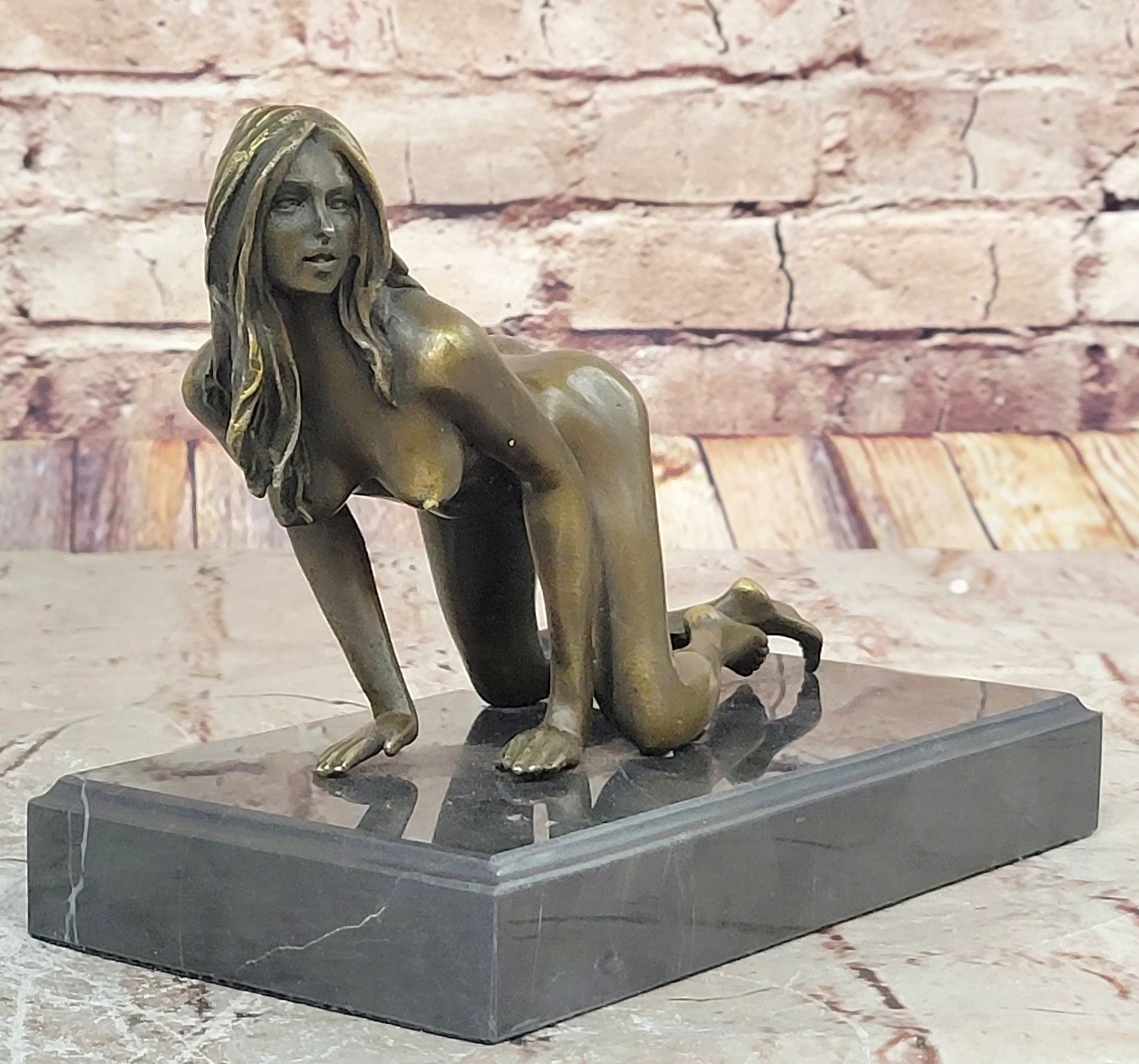 Abstract Modern Art Highly Erotic Conversation starter Sexual Nude Bronze Statue