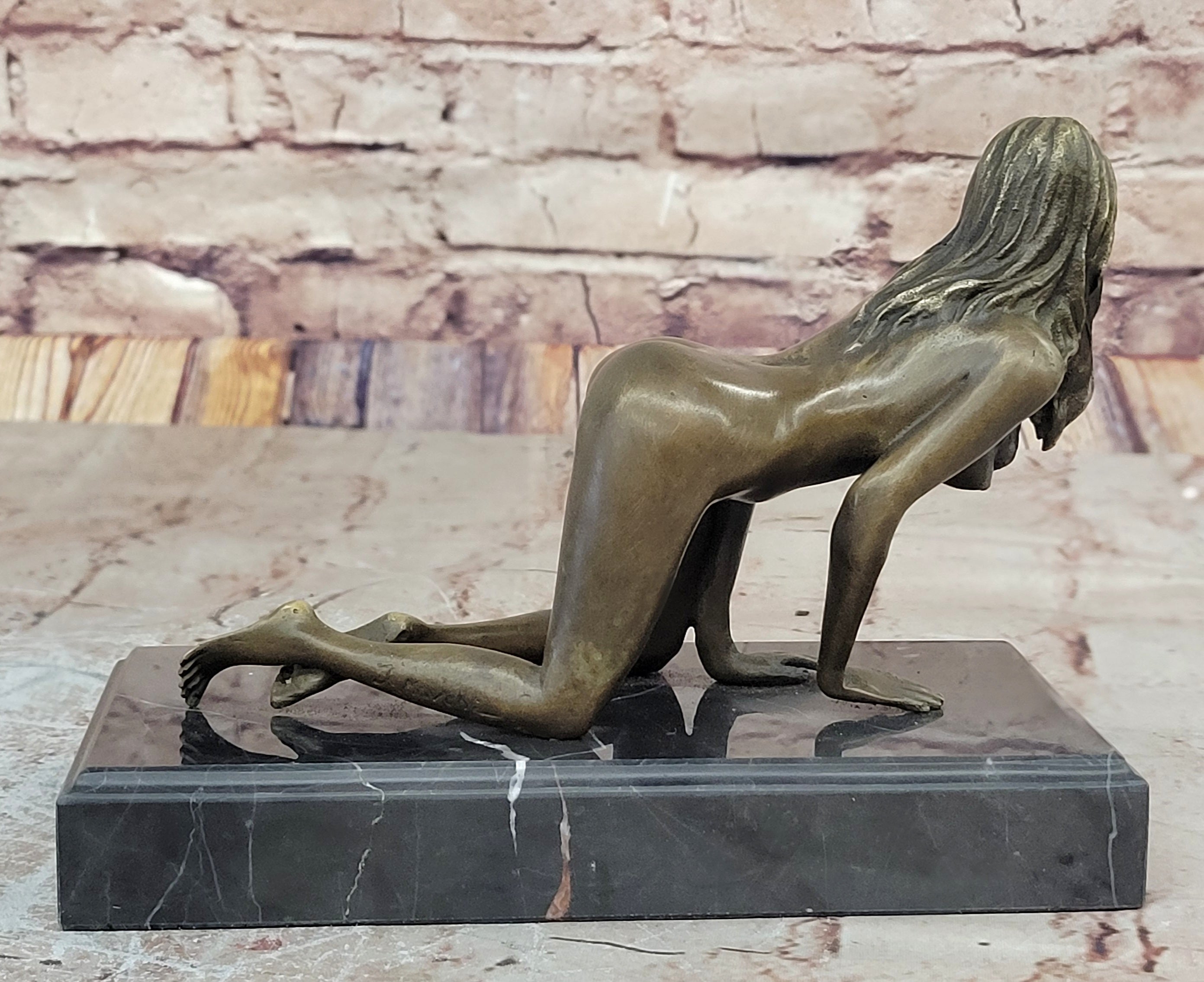 Abstract Modern Art Highly Erotic Conversation starter Sexual Nude Bronze Statue