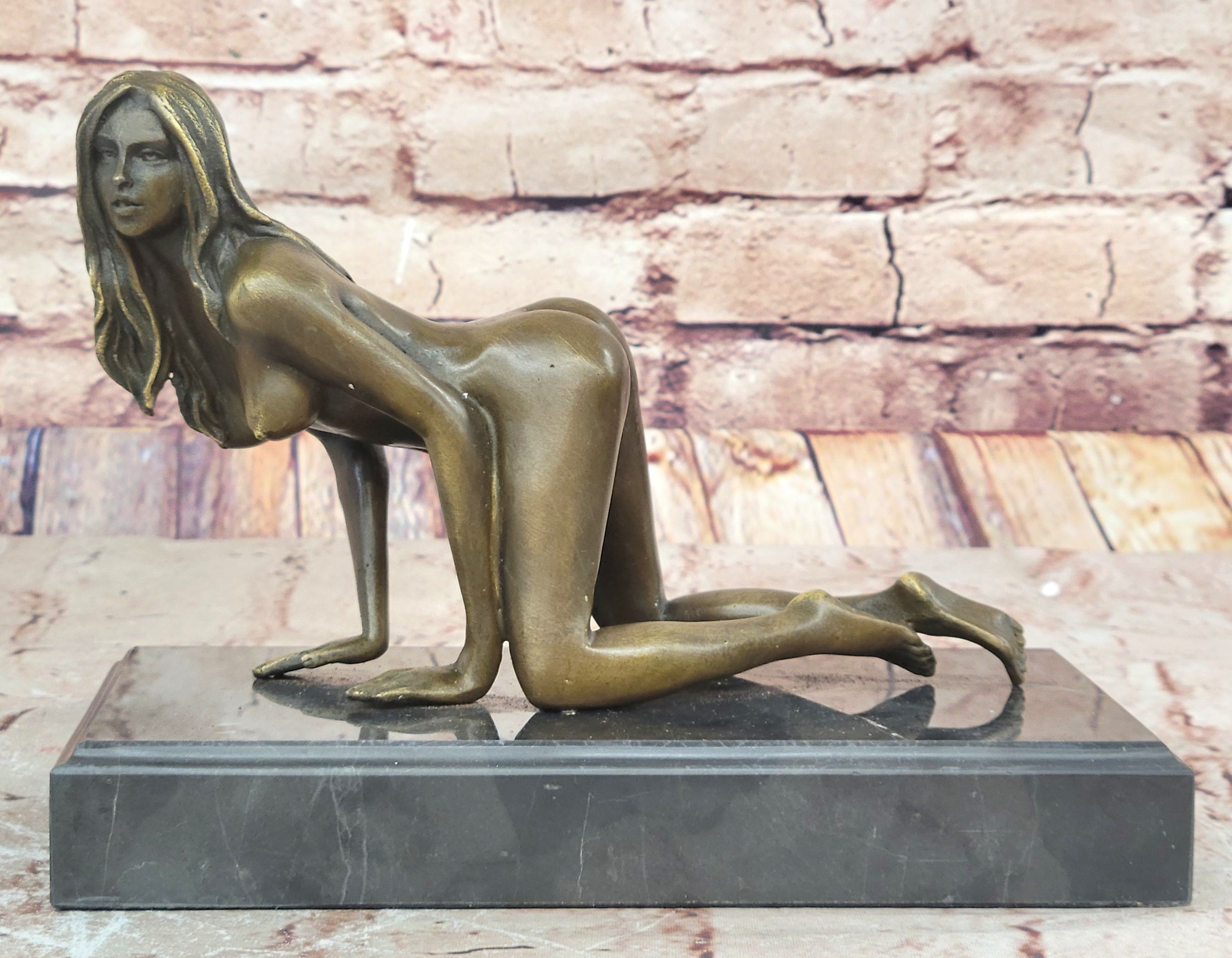 Abstract Modern Art Highly Erotic Conversation starter Sexual Nude Bronze Statue