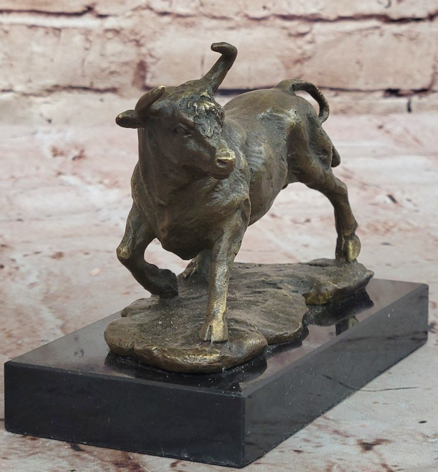 Mavchi`s Bull Fighter Bronze Sculpture - Picasso Tribute Artwork Figurine