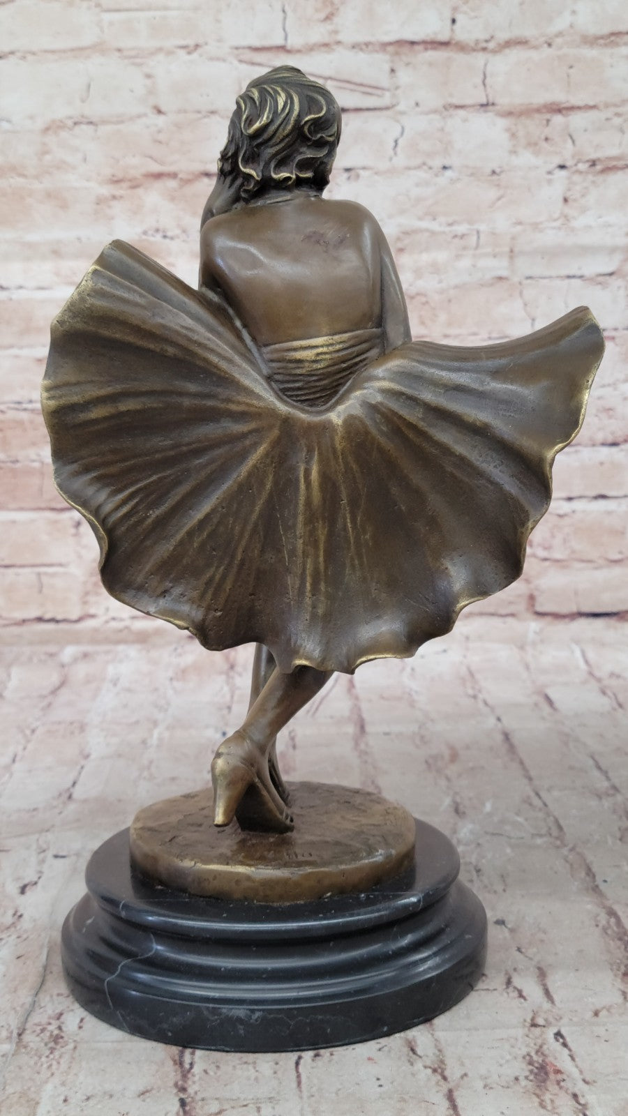 Art Deco Museum Quality Marilyn Monroe Hand Made by Lost Wax Method Bronze Sale