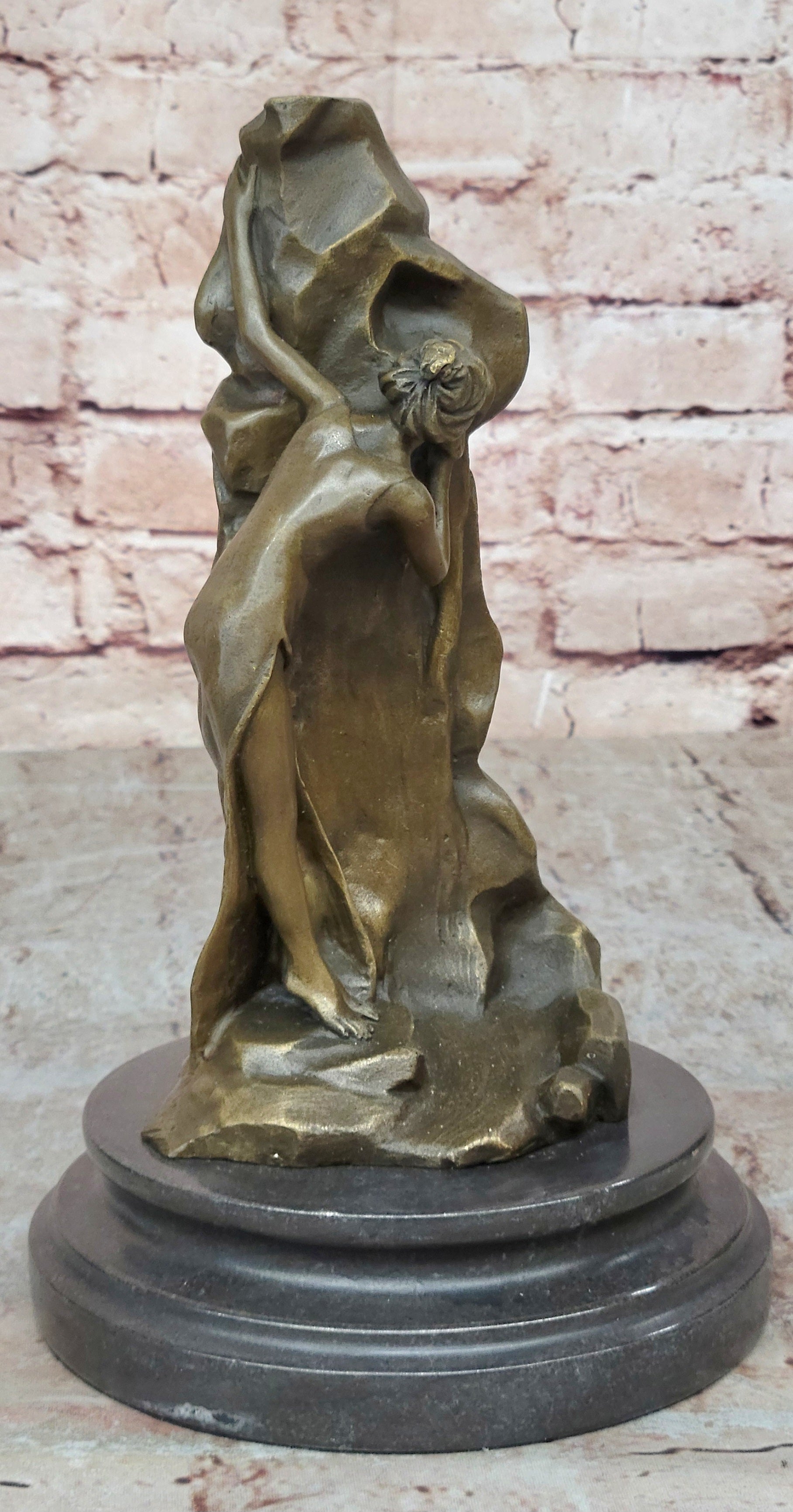 Moreau Enchanting Beauty Bronze Sculpture Art Decor Marble Figurine Hot Cast