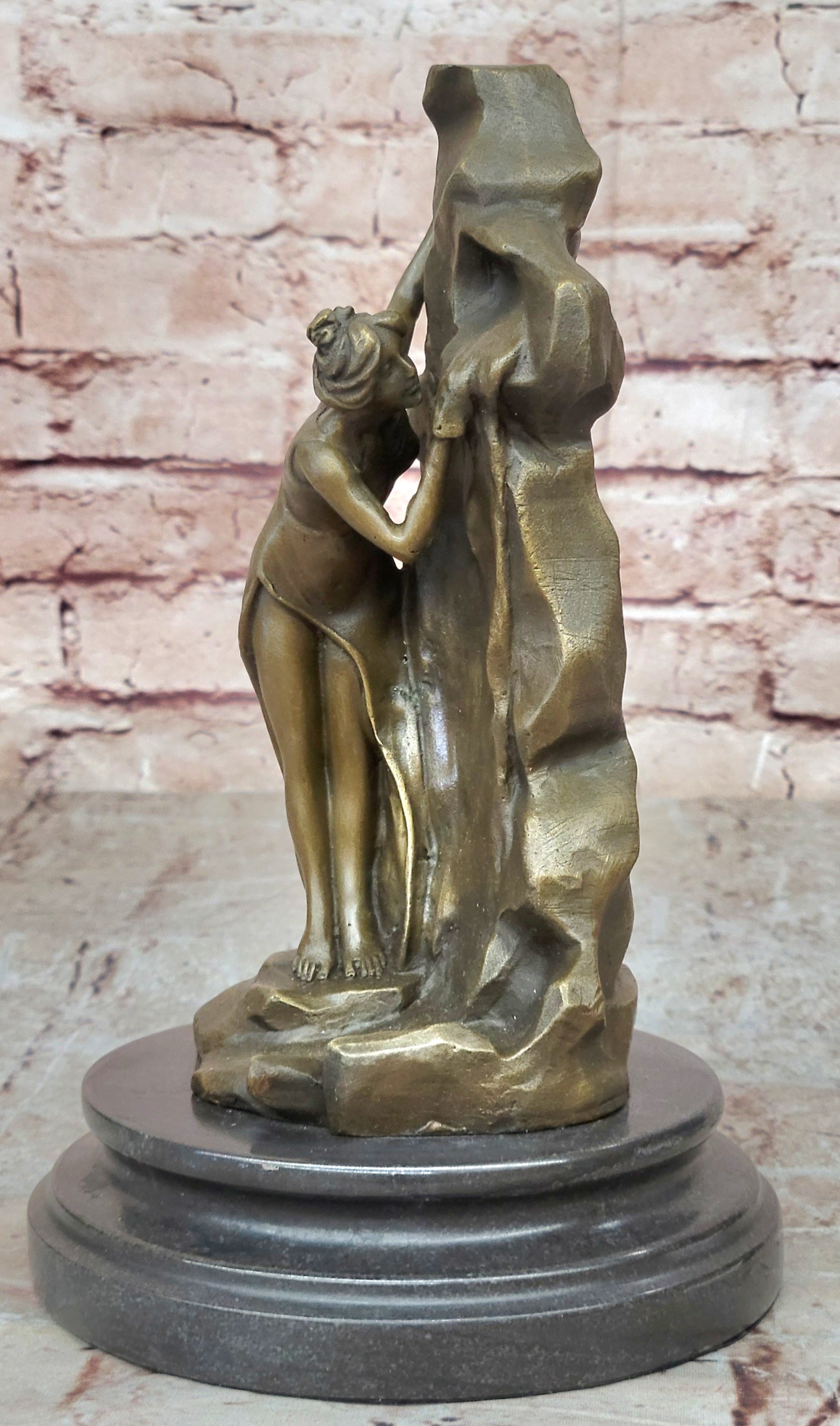 Moreau Enchanting Beauty Bronze Sculpture Art Decor Marble Figurine Hot Cast